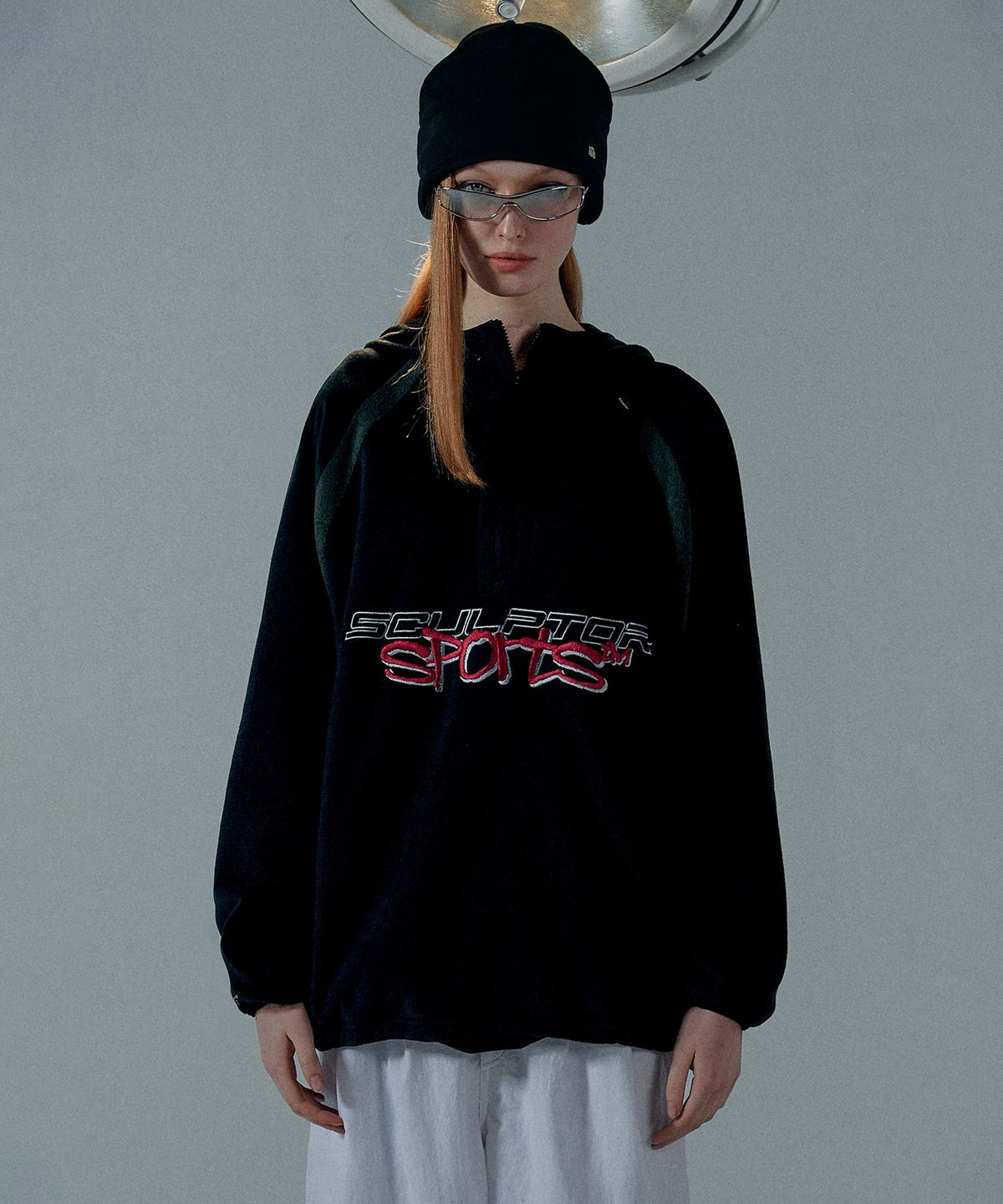 스컬프터(SCULPTOR) POLARTEC® Color Block Anorak Pullover Black