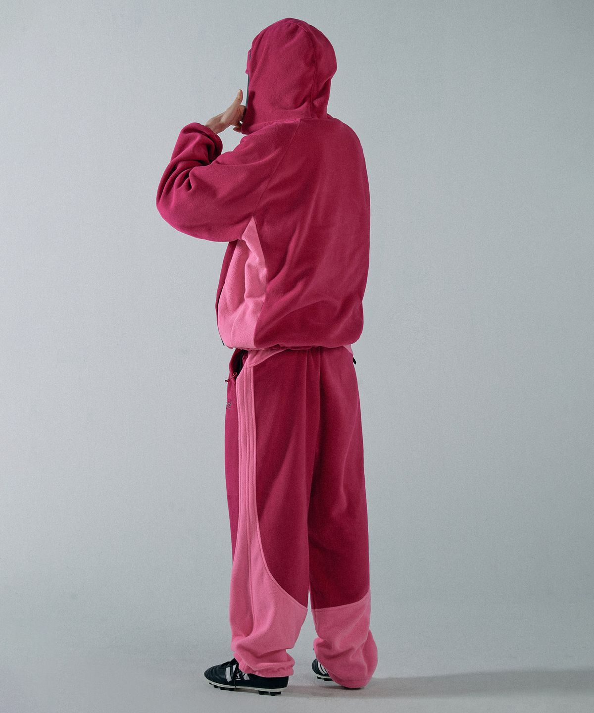 스컬프터(SCULPTOR) POLARTEC® Color Block Anorak Pullover Hot Pink