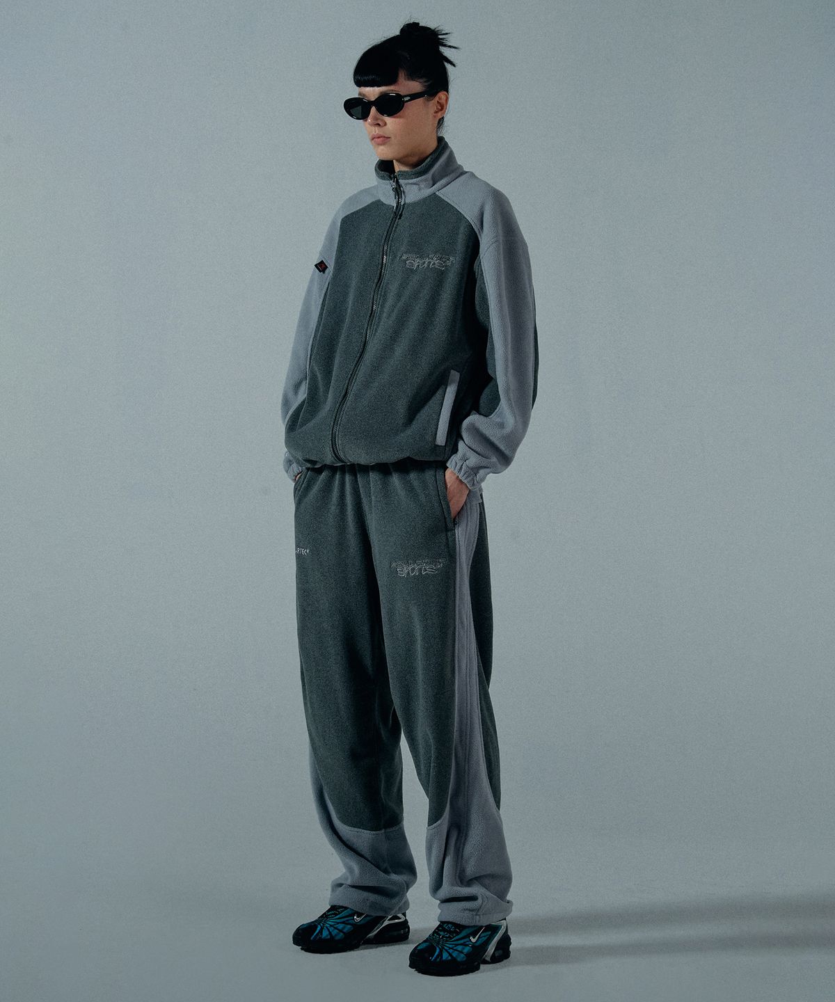 스컬프터(SCULPTOR) POLARTEC® Double Fleece Jacket Melange Gray