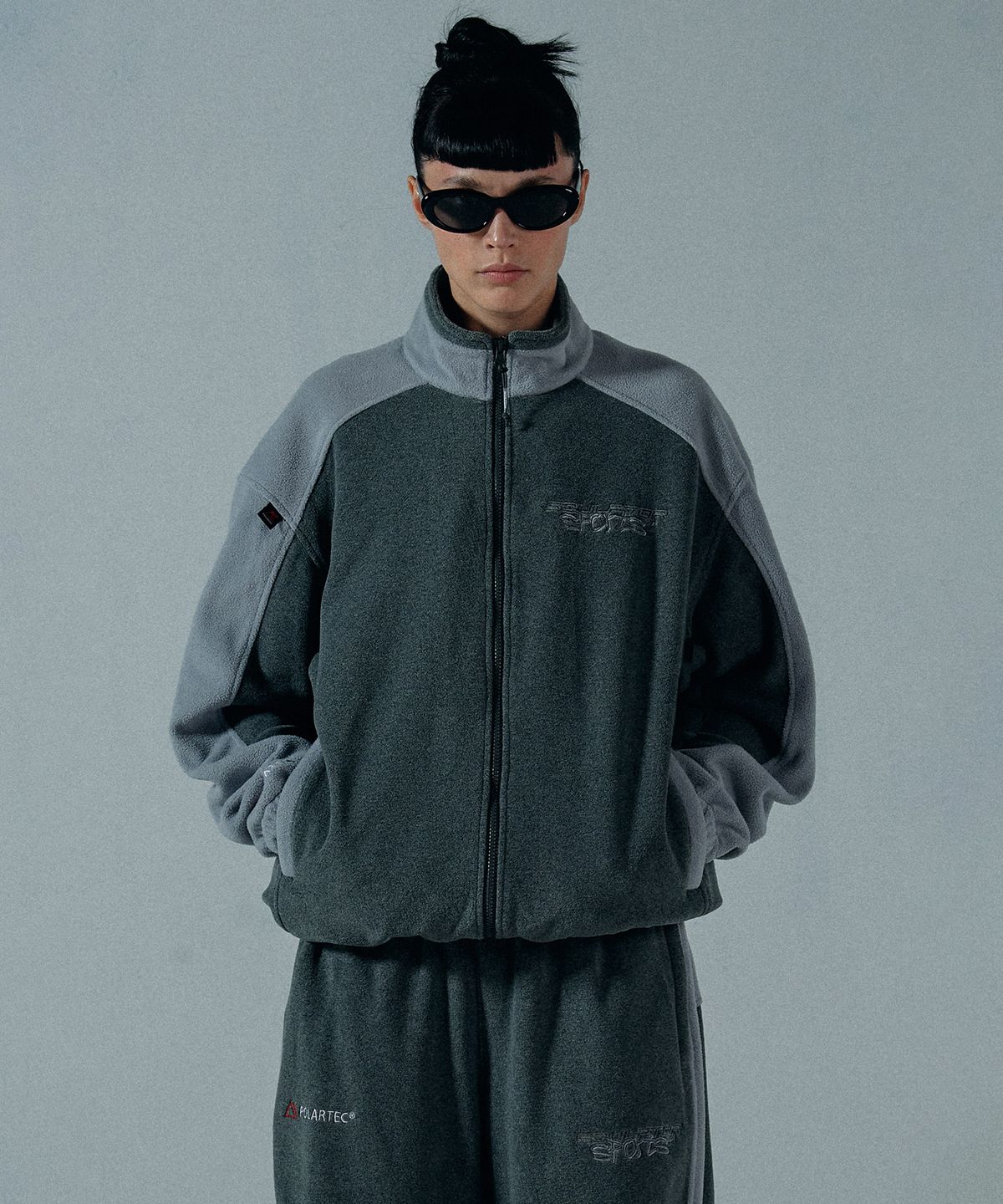 스컬프터(SCULPTOR) POLARTEC® Double Fleece Jacket Melange Gray