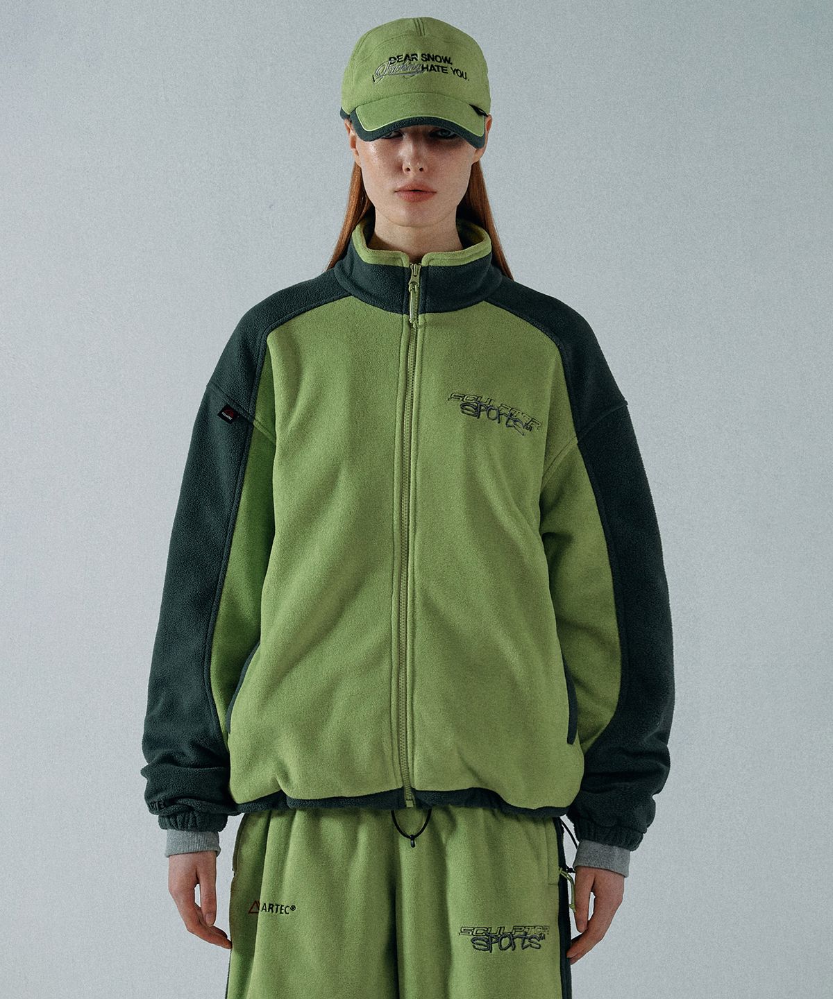 스컬프터(SCULPTOR) POLARTEC® Double Fleece Jacket Green