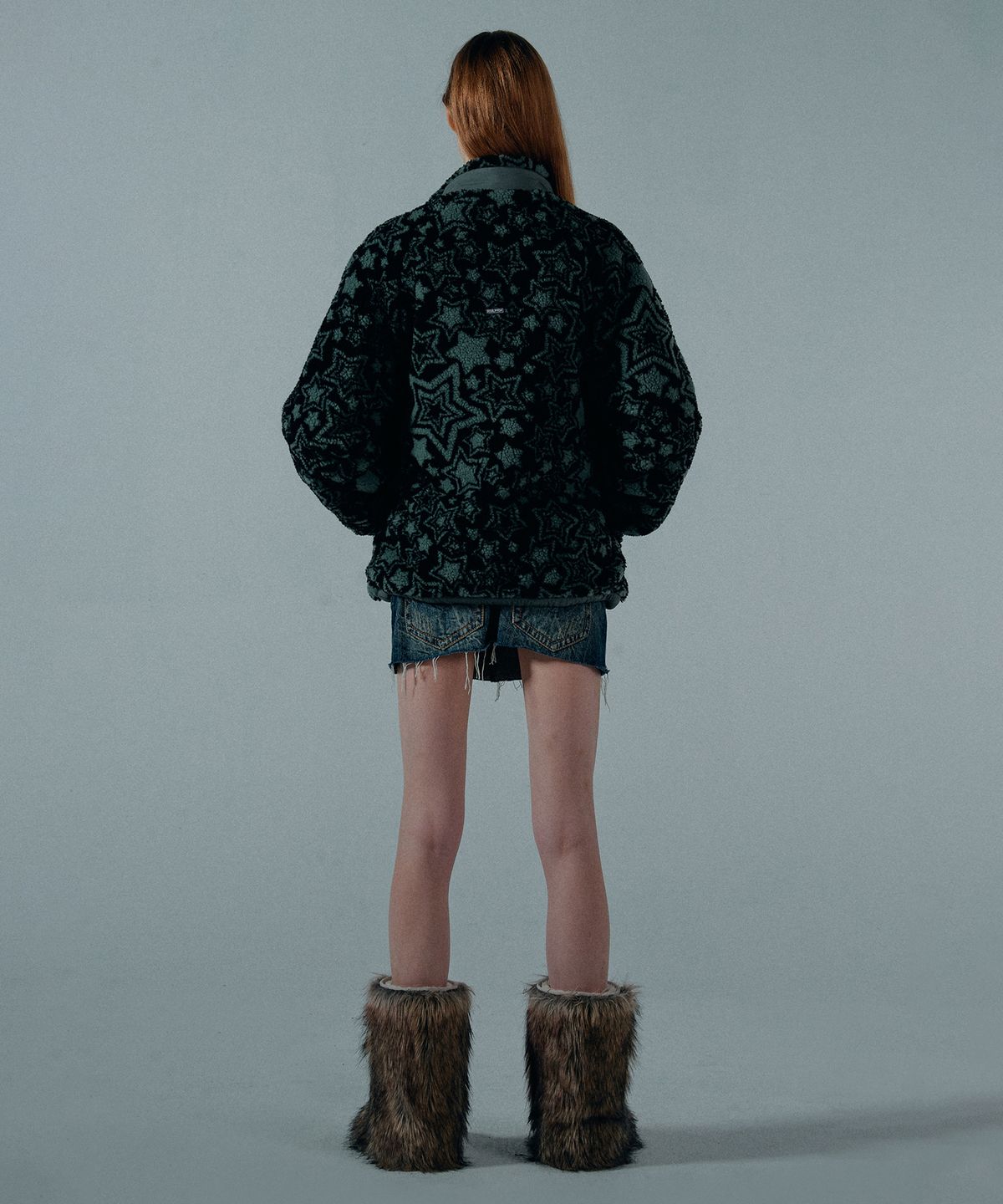 스컬프터(SCULPTOR) Sundry Color Sherpa Jacket Space Black