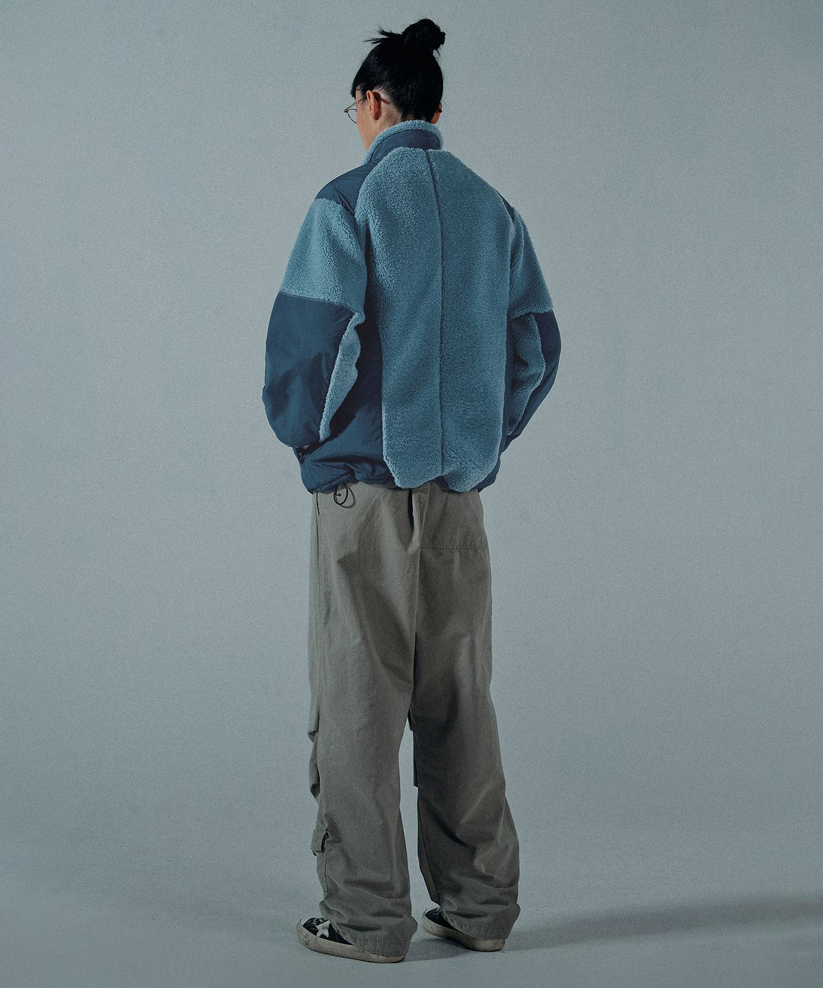 스컬프터(SCULPTOR) Racing Sherpa Jacket Blue/Navy Blue
