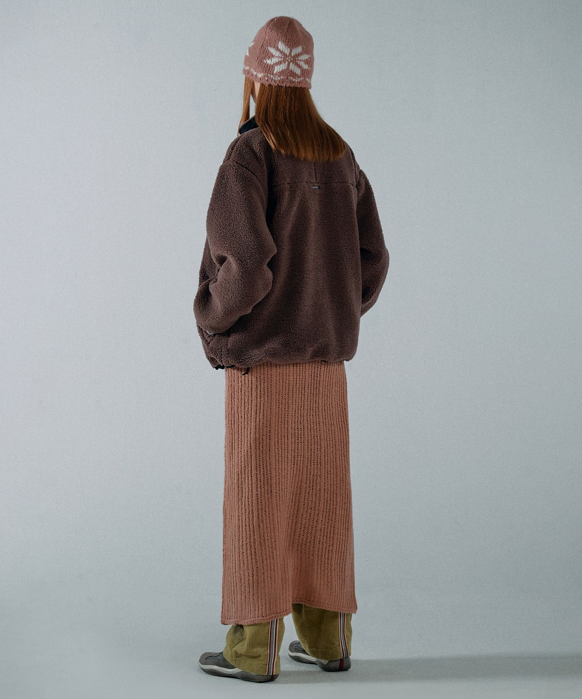 스컬프터(SCULPTOR) Fluffy Sherpa Jacket Mocha