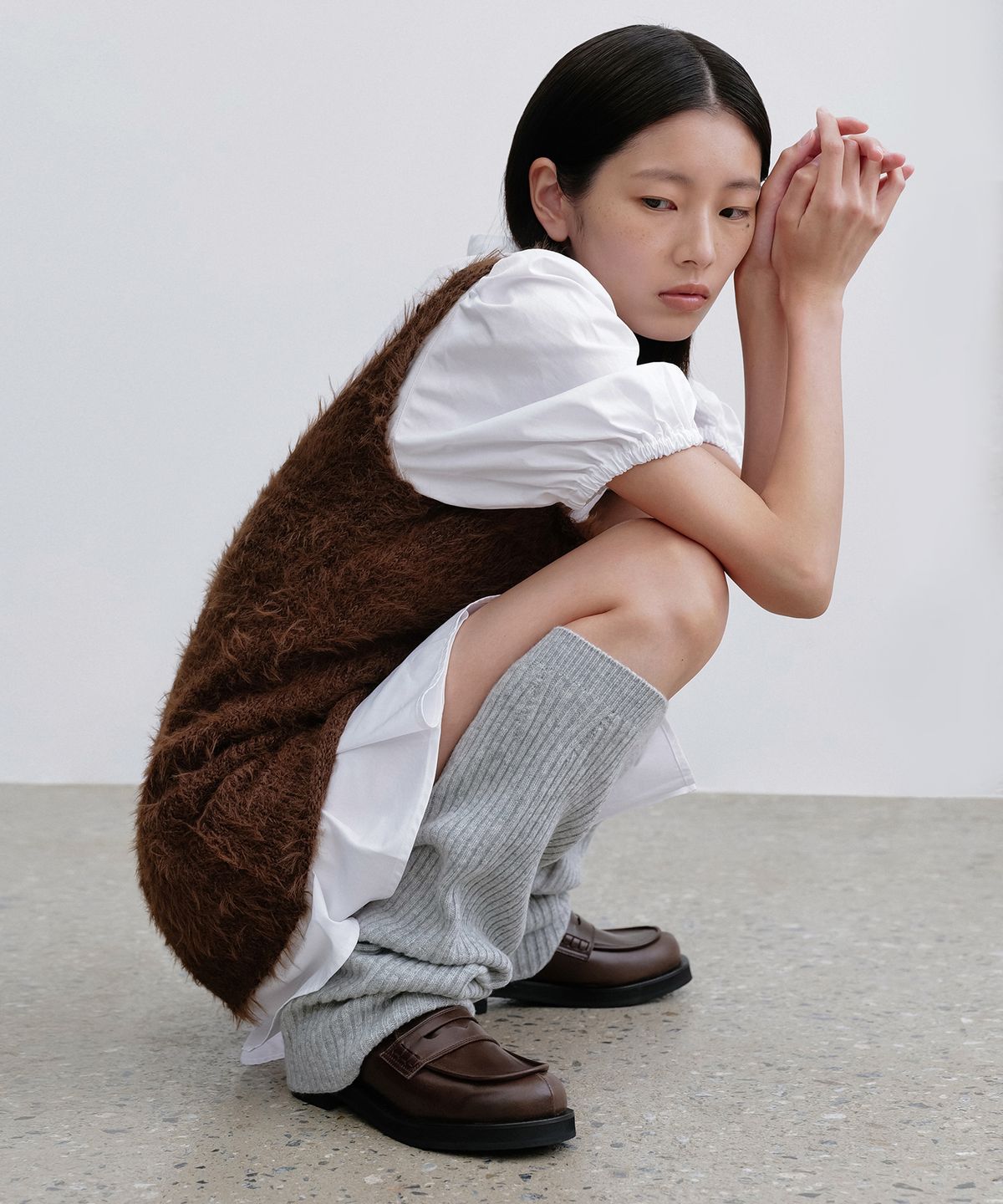 키에레이(CHIELEI) PENNY LOAFER [C2F04 BR]