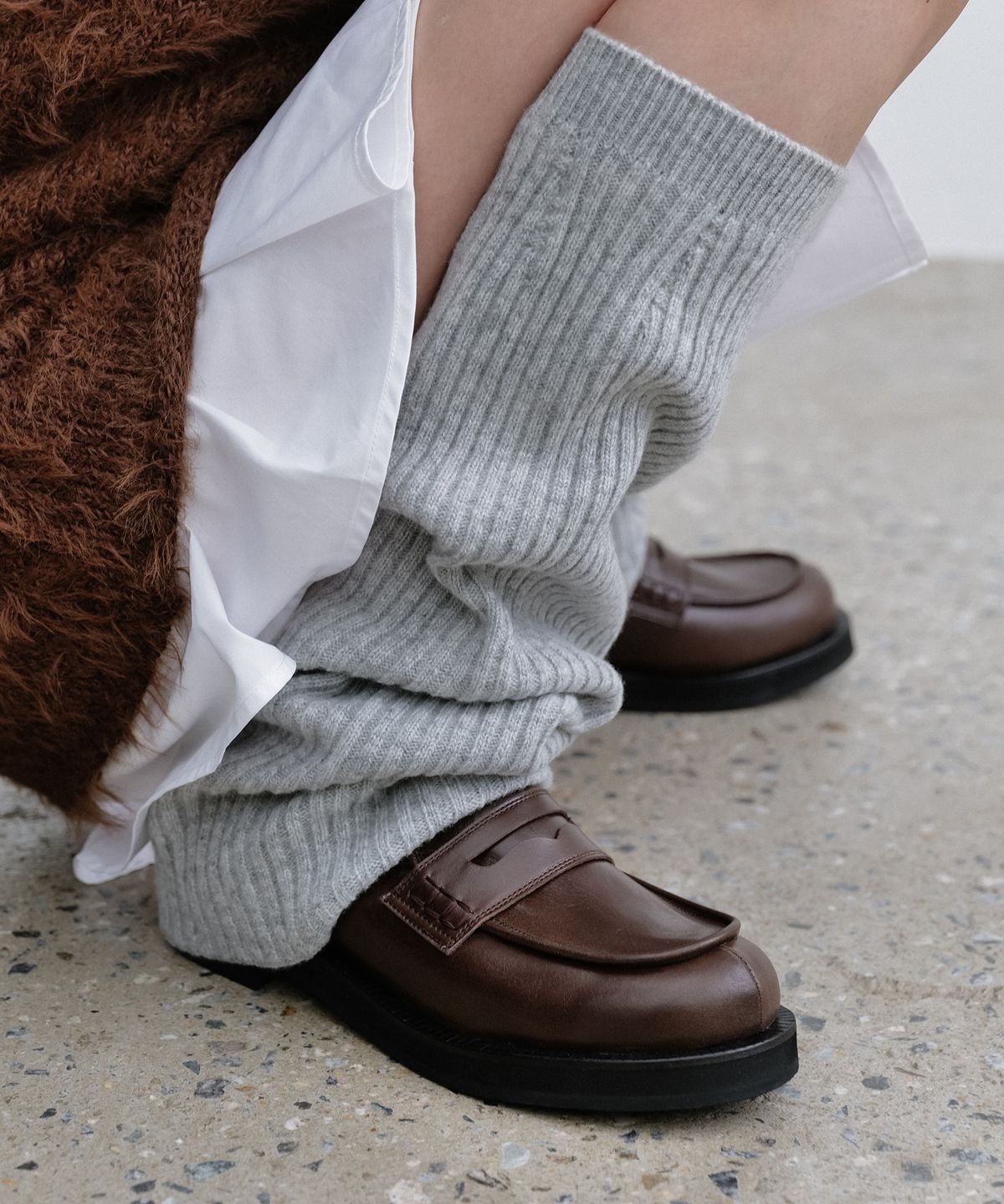 키에레이(CHIELEI) PENNY LOAFER [C2F04 BR]