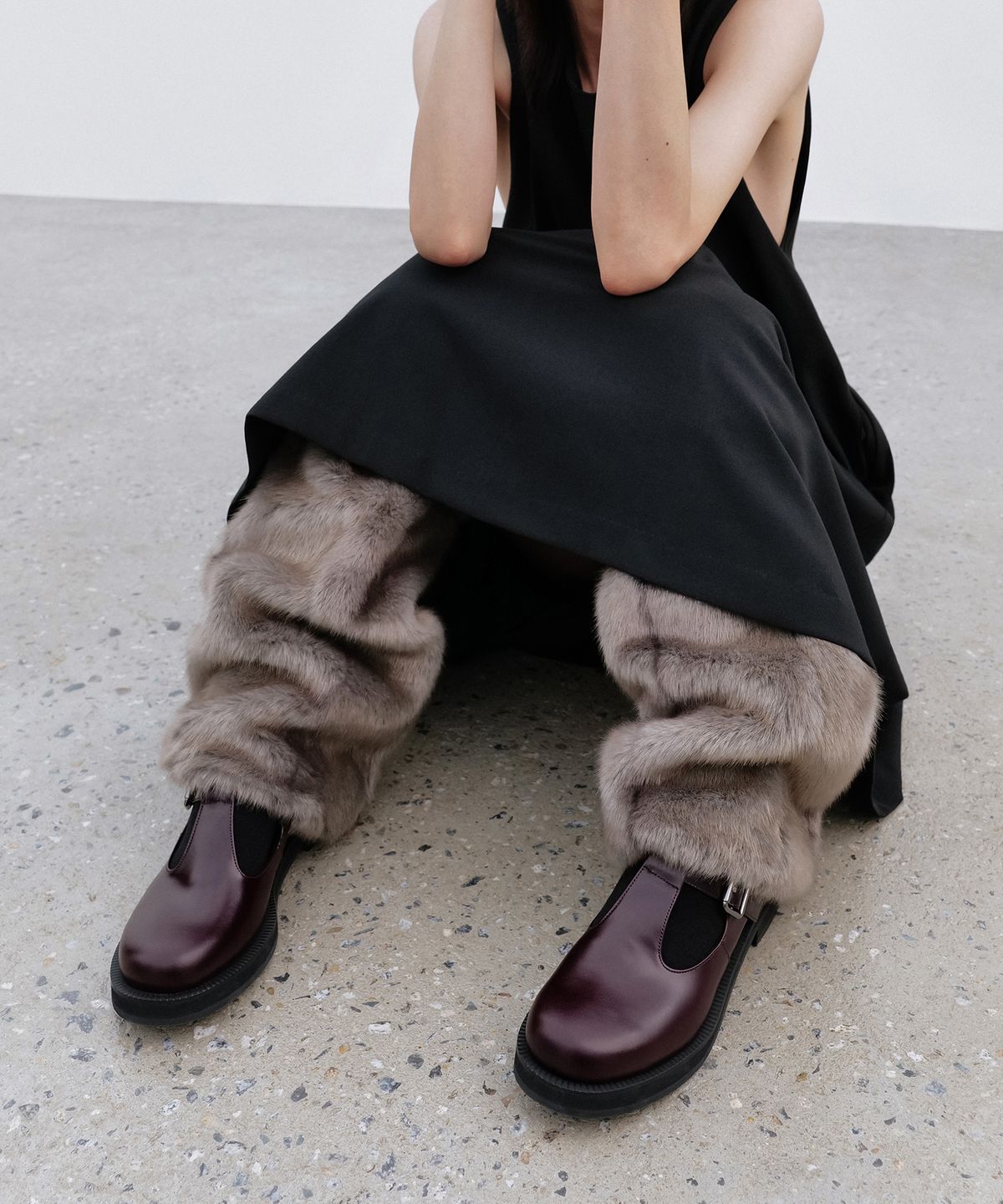 키에레이(CHIELEI) T STRAP LOAFER [C2F03 WN]