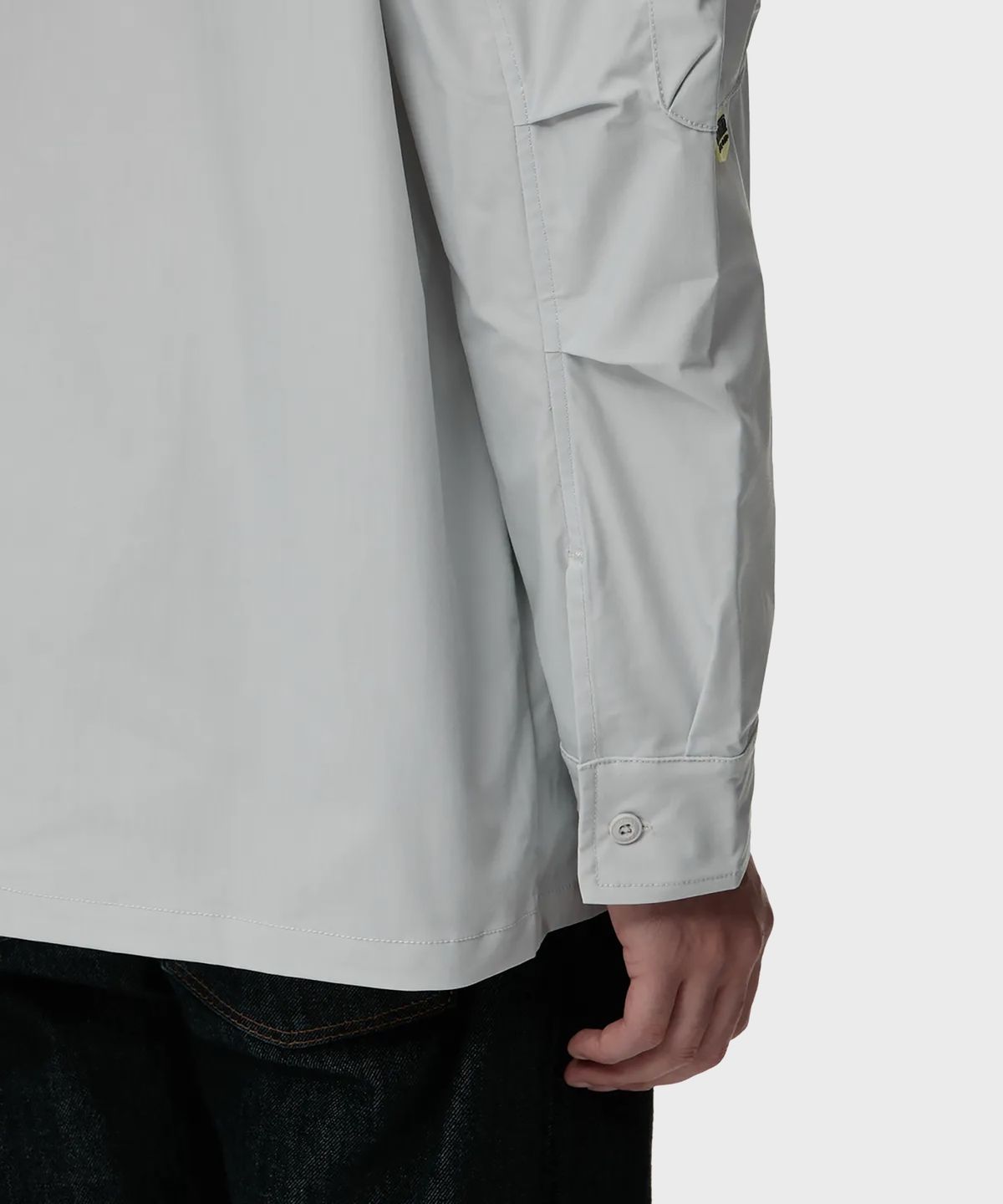 디키즈(DICKIES) 릴렉스드 스테이트먼트 롱 슬리브 셔츠 Oyster Mushroom
