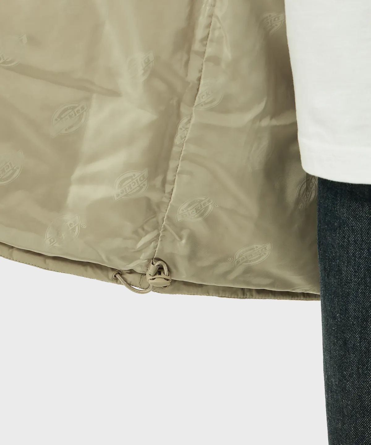 디키즈(DICKIES) 커버 힙 후디드 릴렉스드 롱 점퍼 Desert Sand