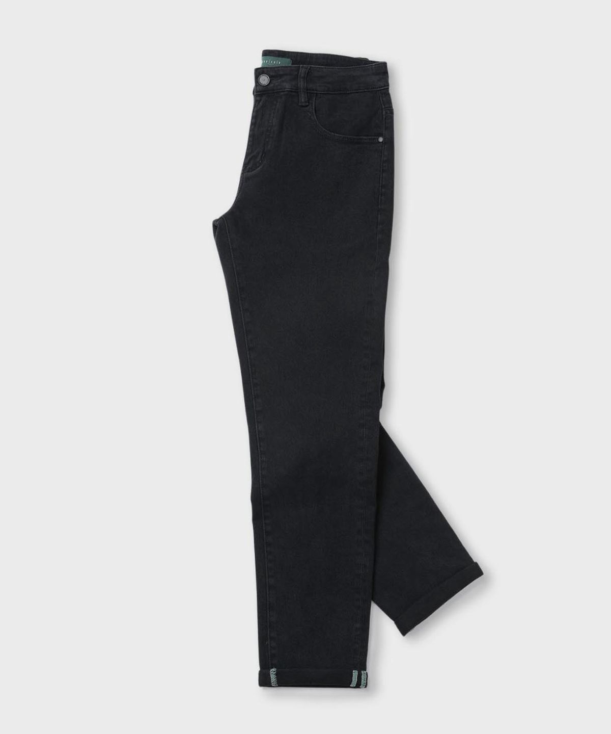빠니깔레(PANICALE) 라이트 블랙 워시드 데님 팬츠 [블랙]
