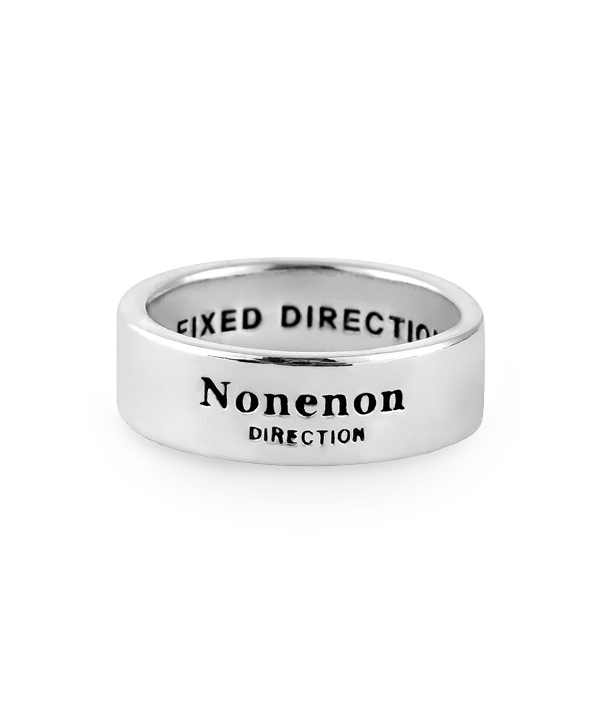 논논(NONENON) LOGO FLAT RNG(6mm)