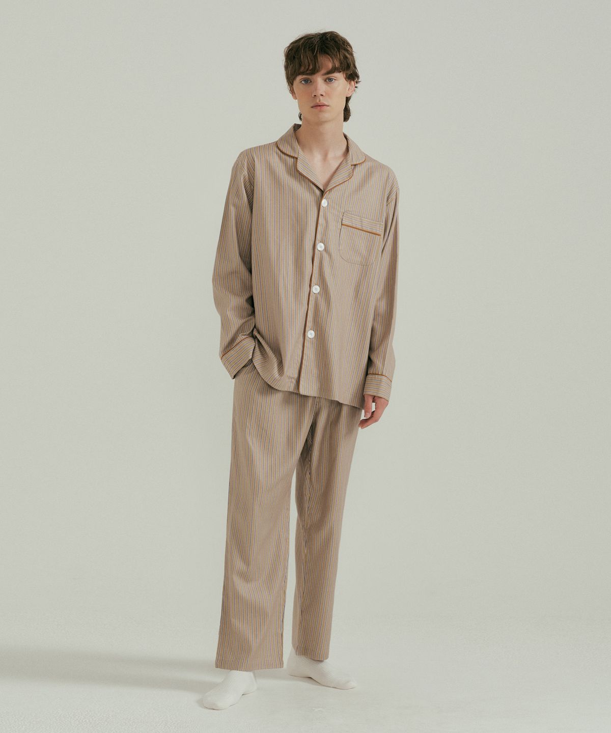 조스라운지(JO'S LOUNGE) [웜모달] (m) Caramel Pajama Set
