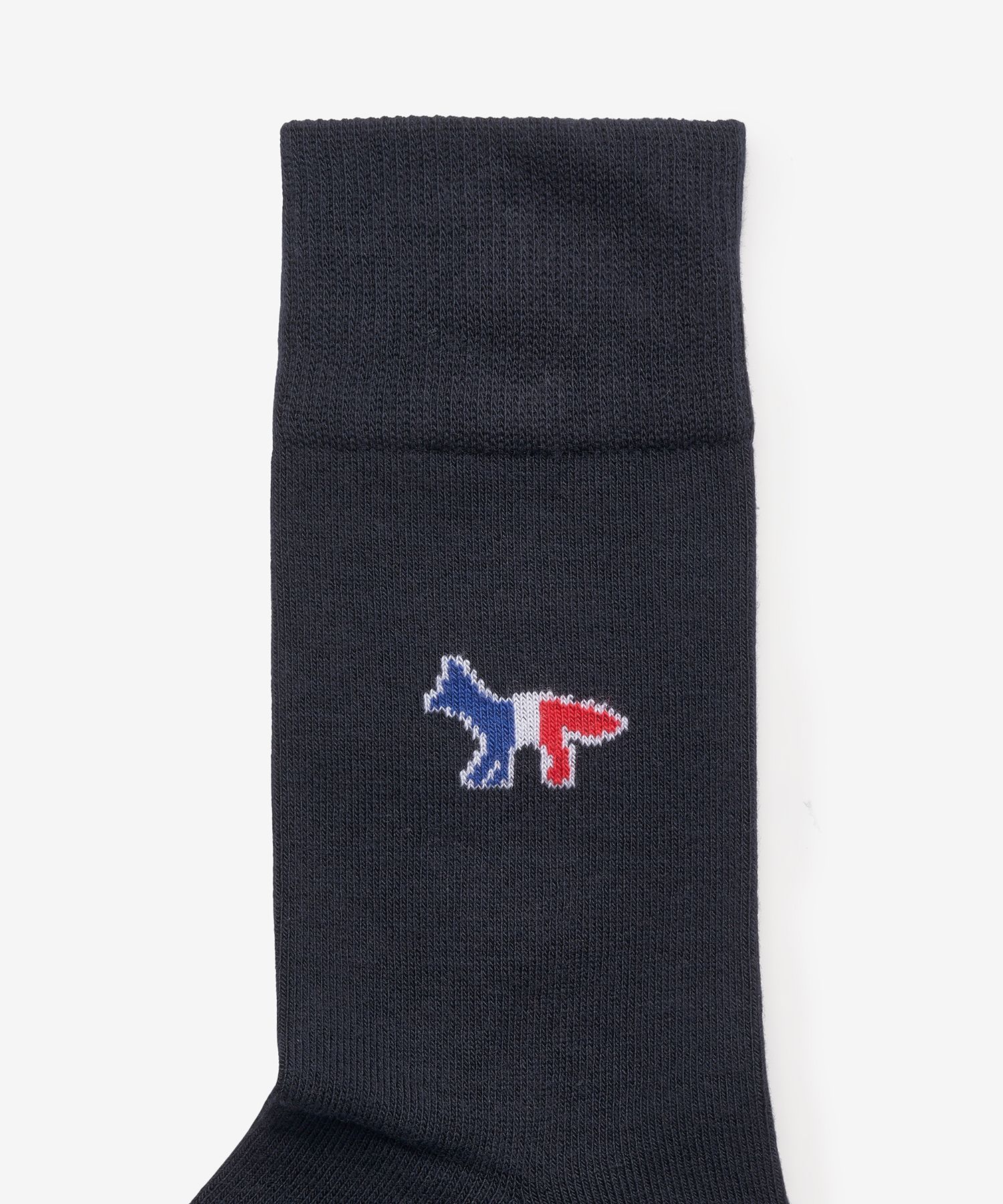 【MAISON KITSUNE】関税込★TRICOLOR FOX SOCKS / AU06400KT0010 MAISON KITSUNE 靴下 ソックス TRICOLOR FOX SOCKS