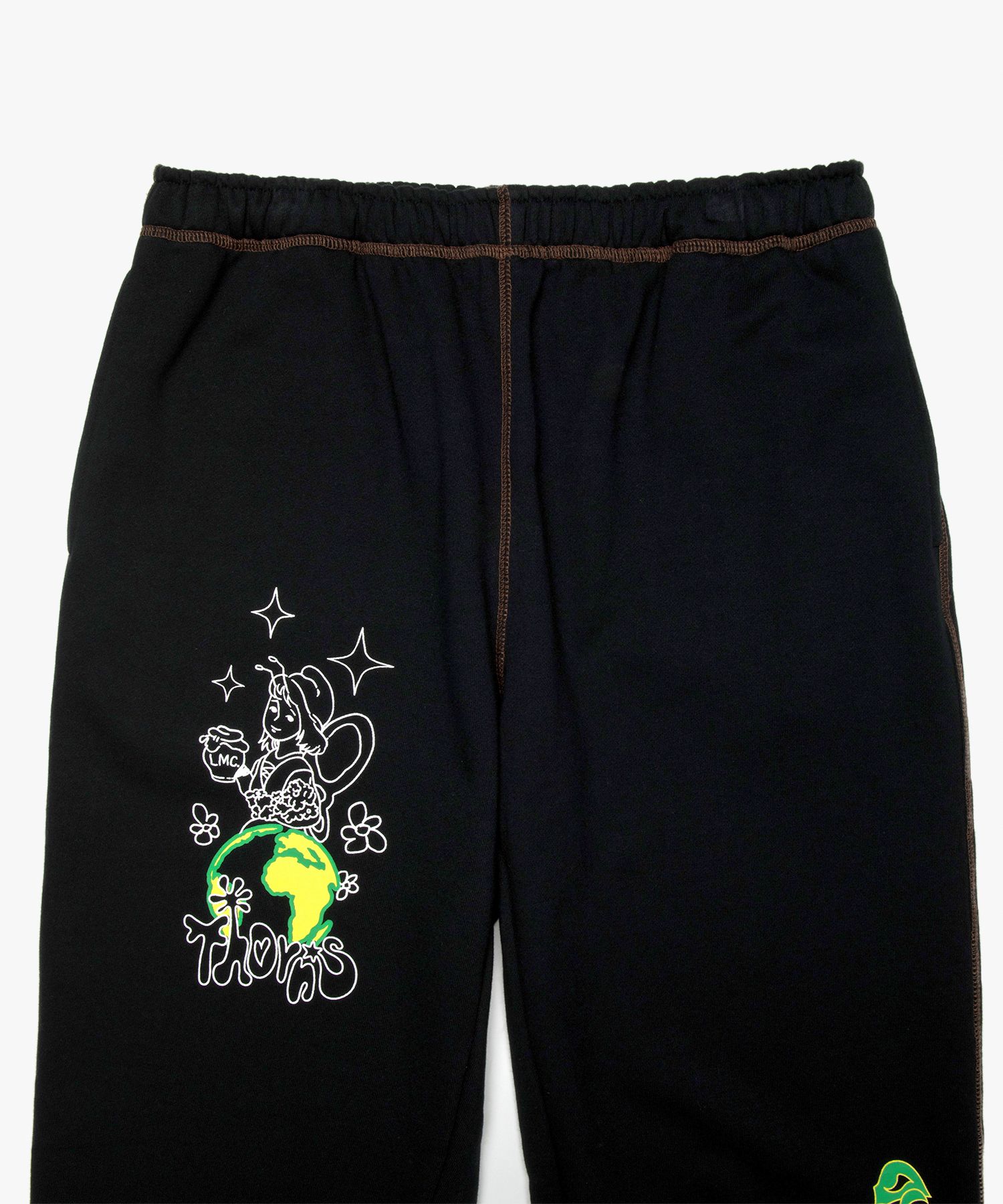 MUSINSA | LMC LMC THORNS COLLAGE CNTRST ST SWEATPANTS black
