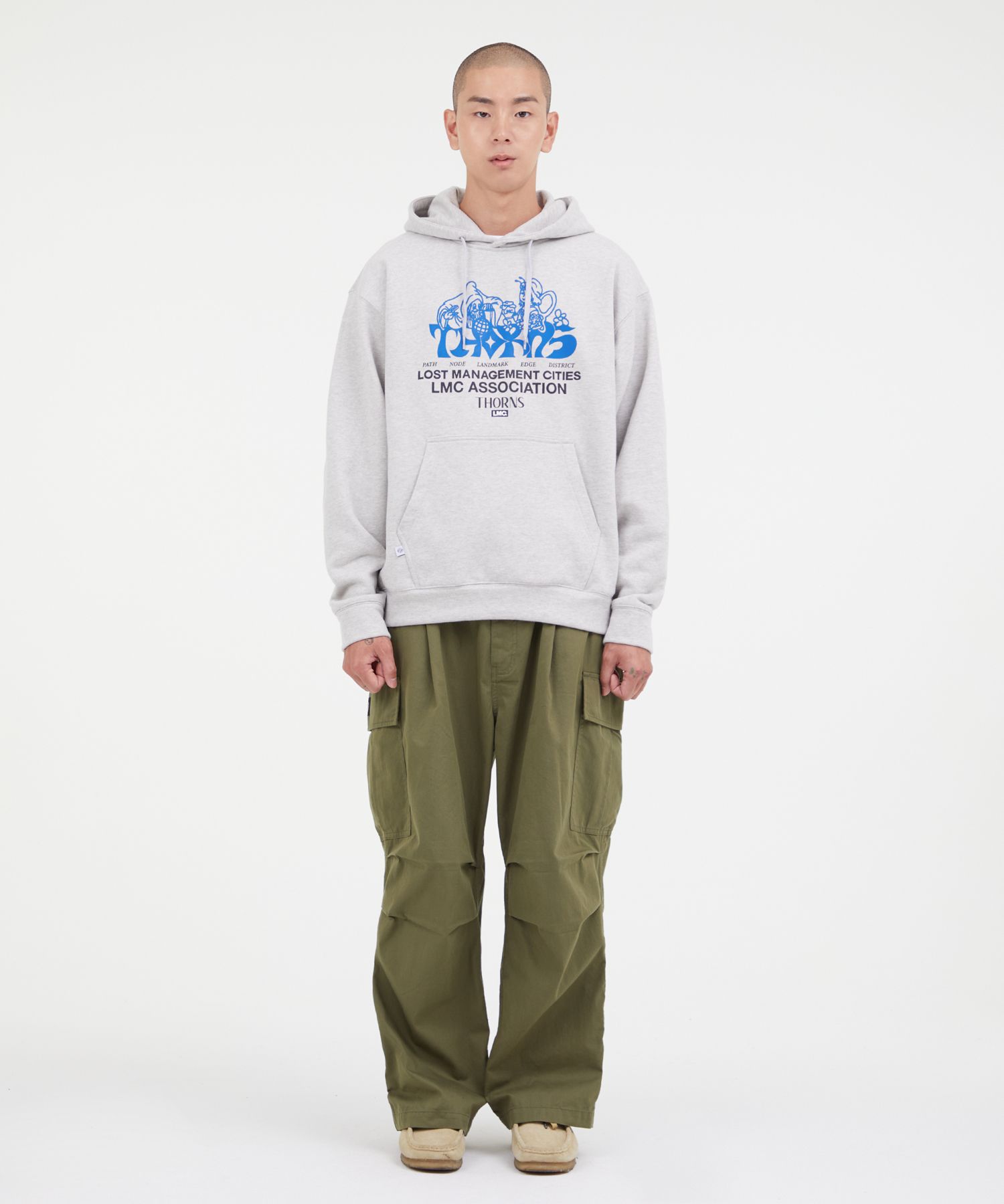 ★2022FW新作★LMC★THORNS WIZARD HOODIE MUSINSA | LMC LMC THORNS WIZARD HOODIE heather gray