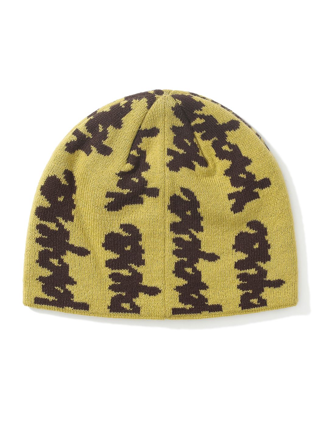 MUSINSA公式 | YESEYESEE Doodled Jacquard Beanie Beige