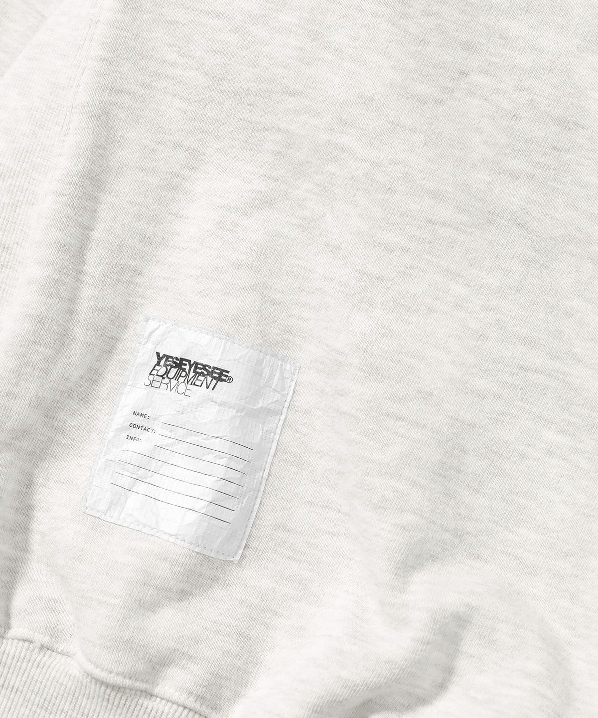 예스아이씨(YESEYESEE) Y.E.S Yacht Sweatshirt Light Grey