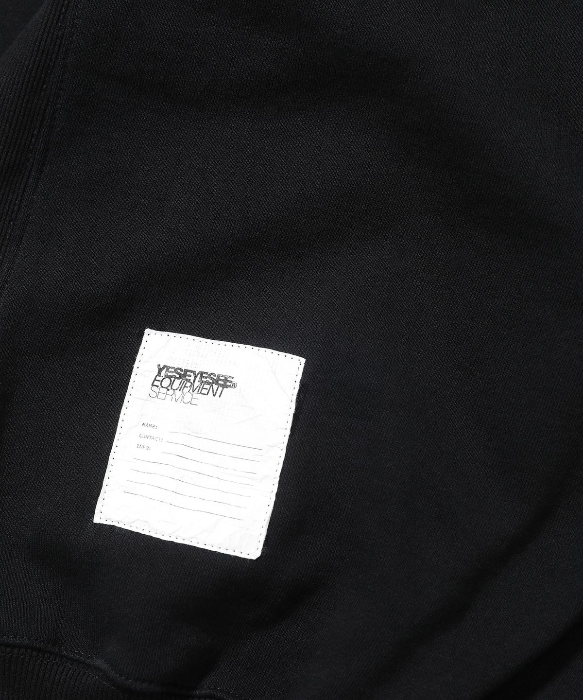예스아이씨(YESEYESEE) Y.E.S Yacht Sweatshirt Black