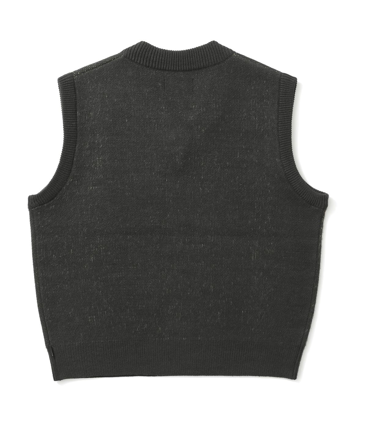 예스아이씨(YESEYESEE) Rainbow Knit Vest Navy