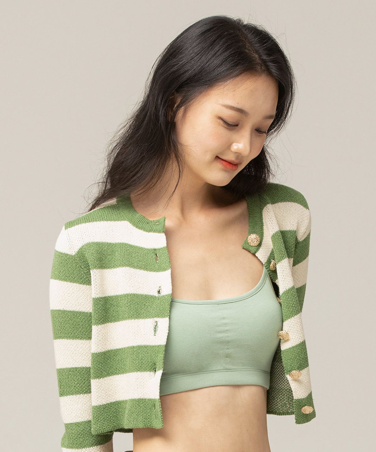 싸이클린(CYCLEAN) 노와이어 프리미엄 순면 여성 브라렛 (대나무)