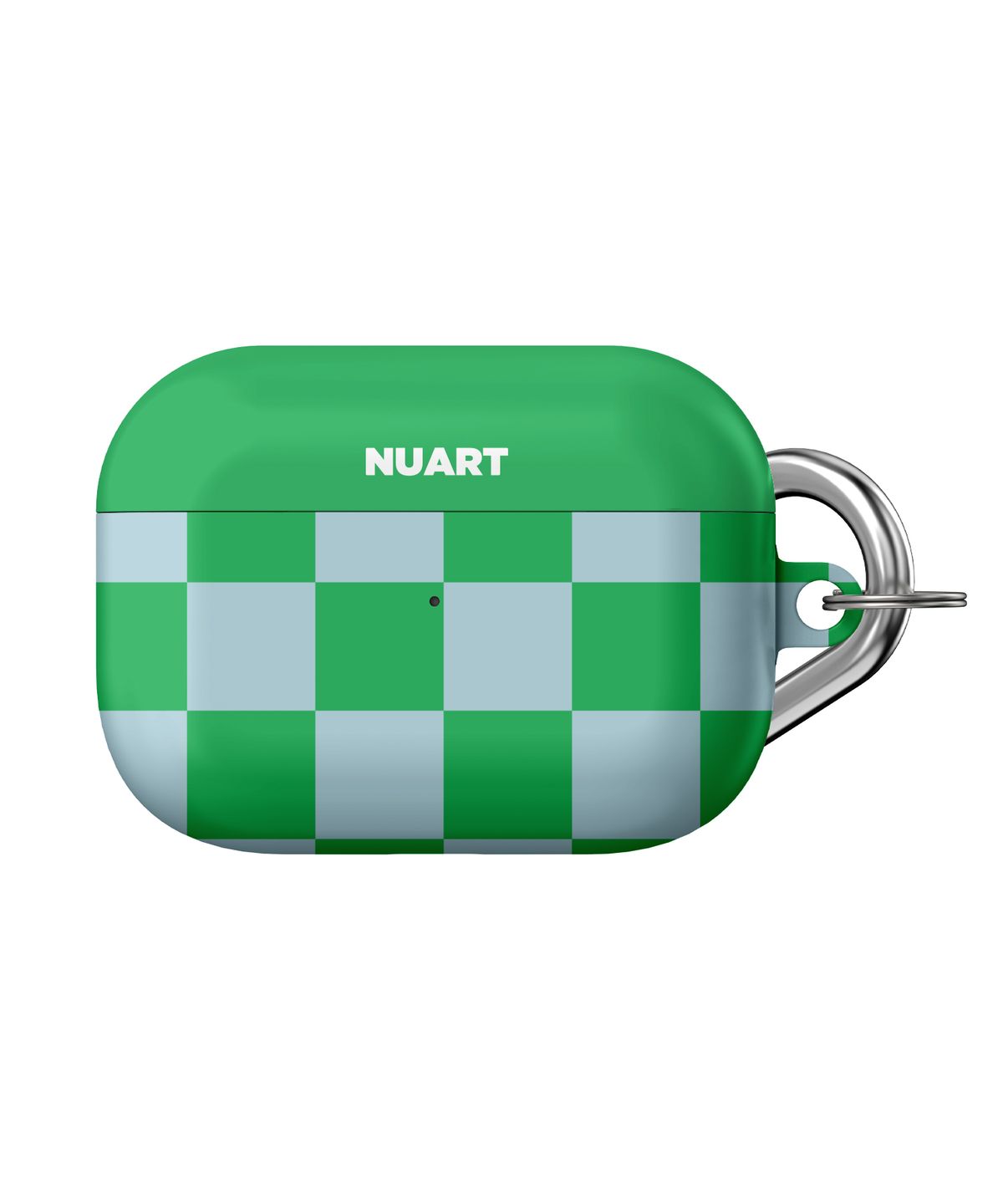 누아트(NUART) [라이트그린] 에어팟 1/2/3/4/세대/프로/2/3 체커보드 디자인 하드케이스