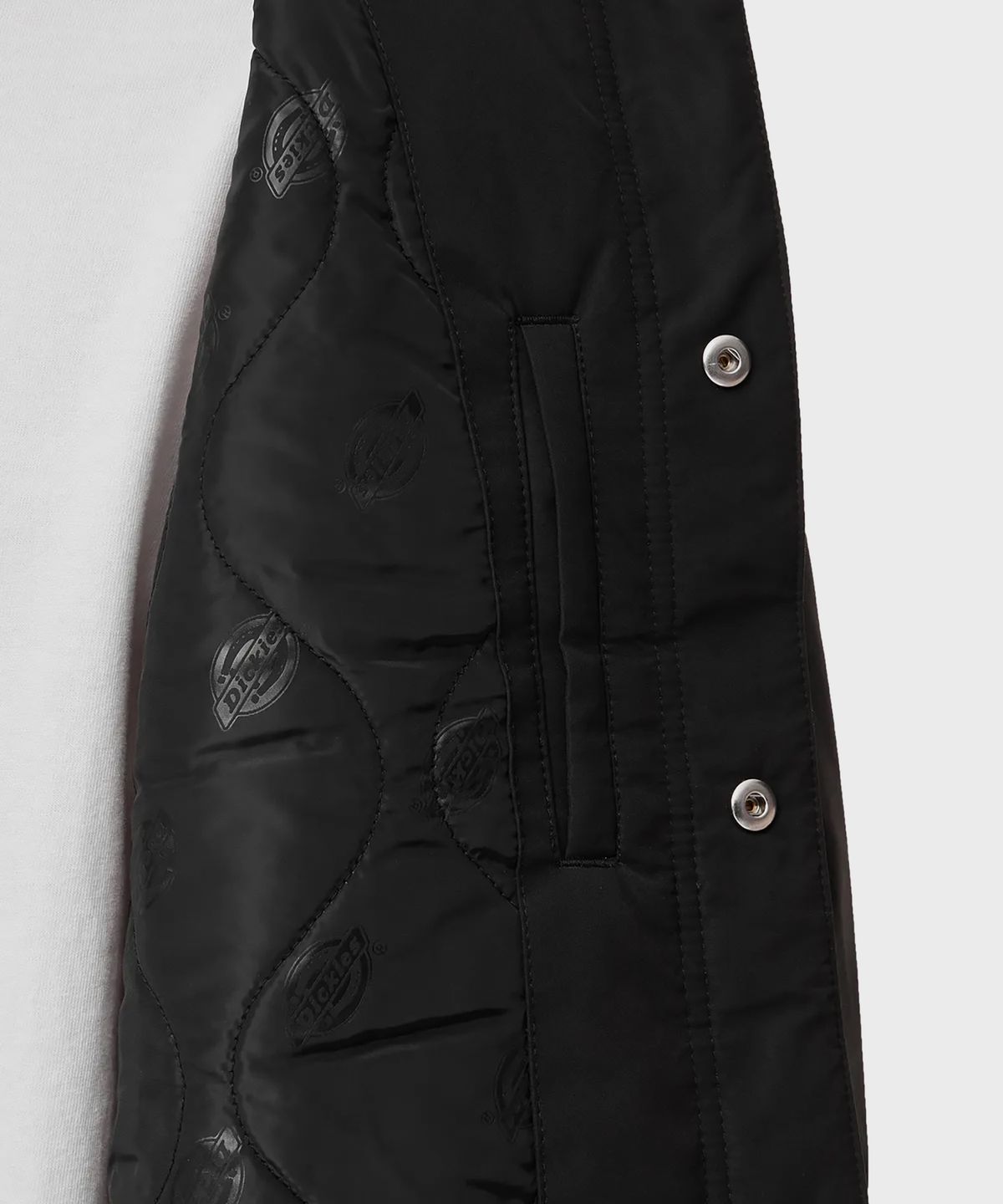 디키즈(DICKIES) 노 후드 패디드 릴렉스드 코치 재킷 Black