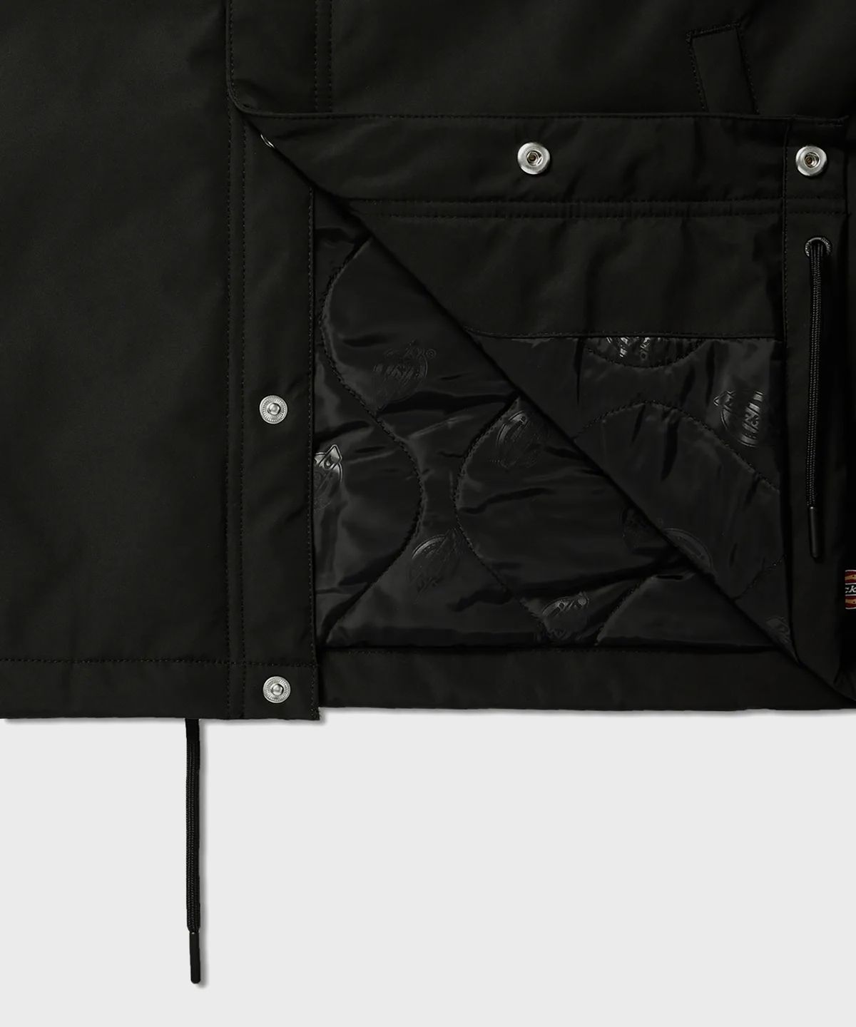 디키즈(DICKIES) 노 후드 패디드 릴렉스드 코치 재킷 Black