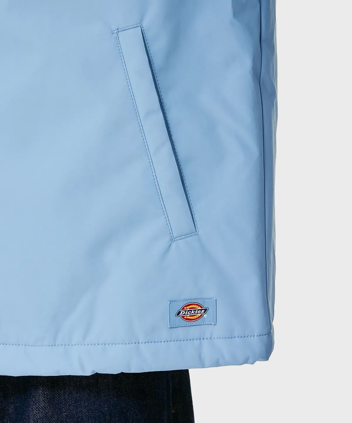 디키즈(DICKIES) 노 후드 패디드 릴렉스드 코치 재킷 Ashley Blue