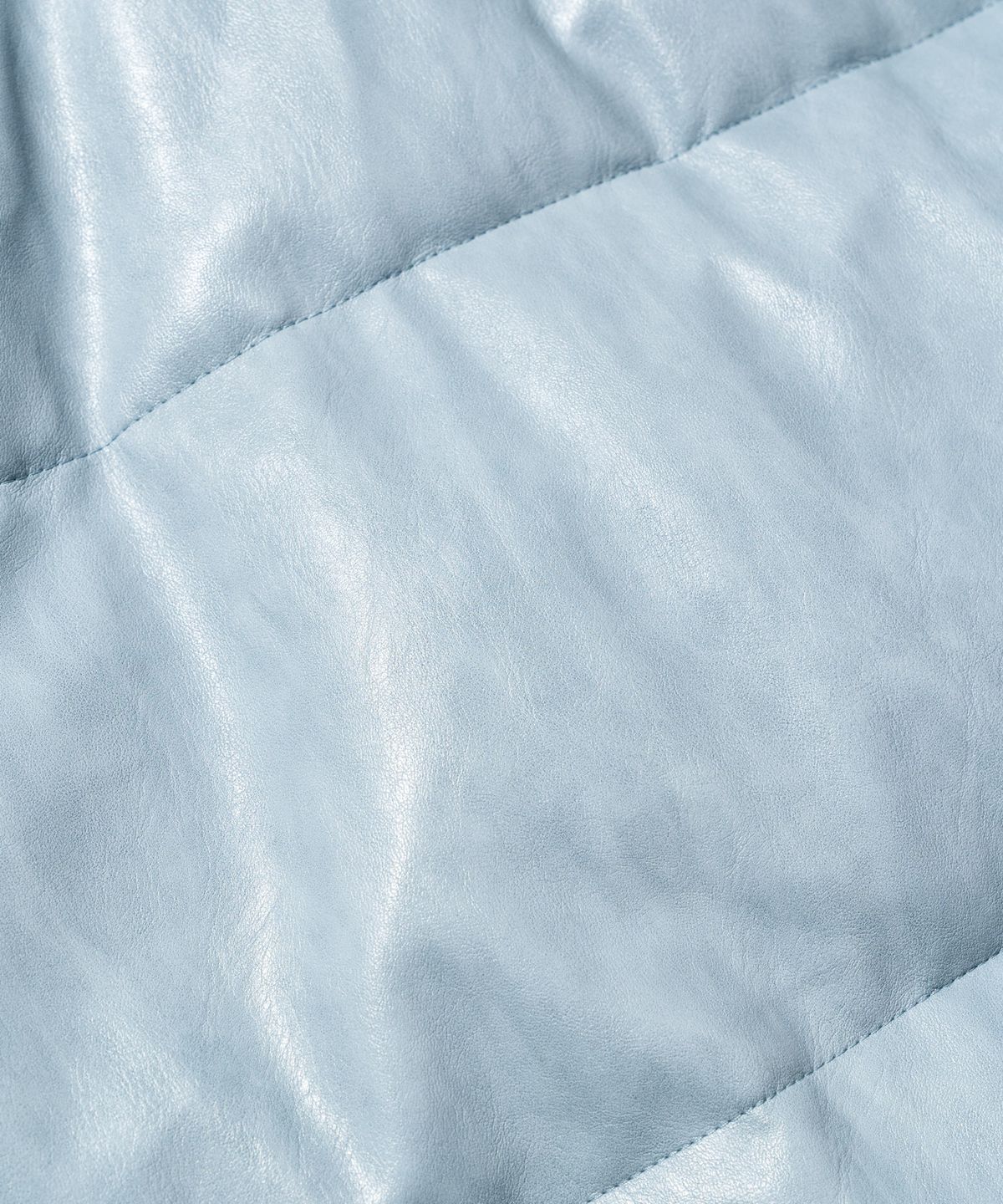 바스틱(VASTIC) 세미 오버 레더 패딩_스카이 블루