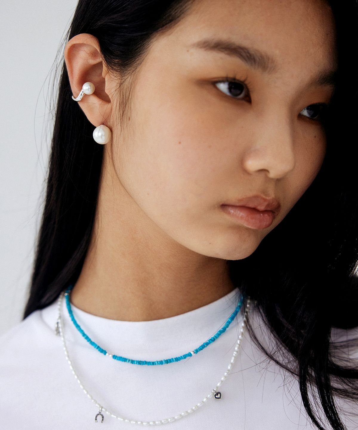 마르타(MARTA) WHITE PEARL EARRING