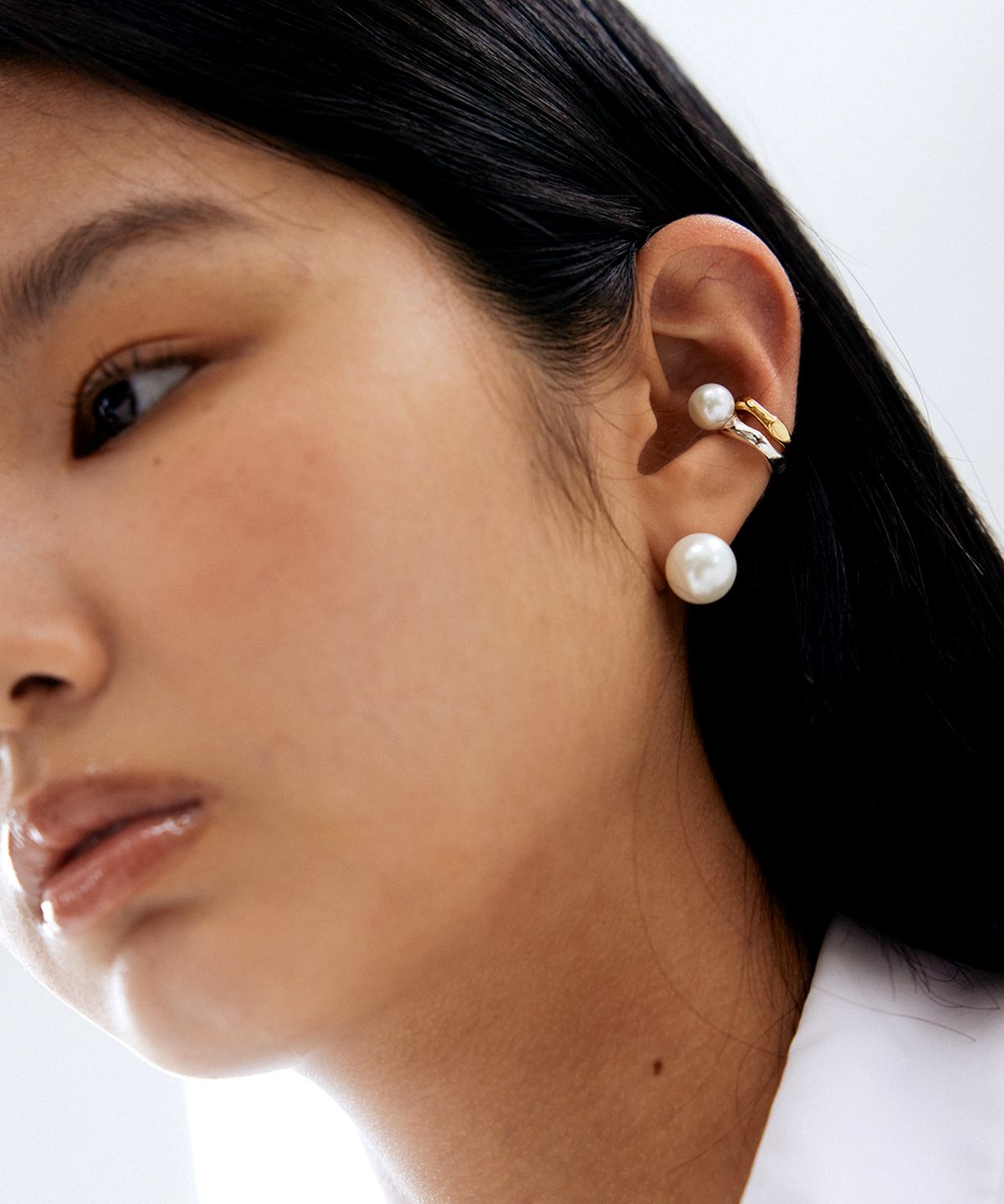 마르타(MARTA) WHITE PEARL EARRING