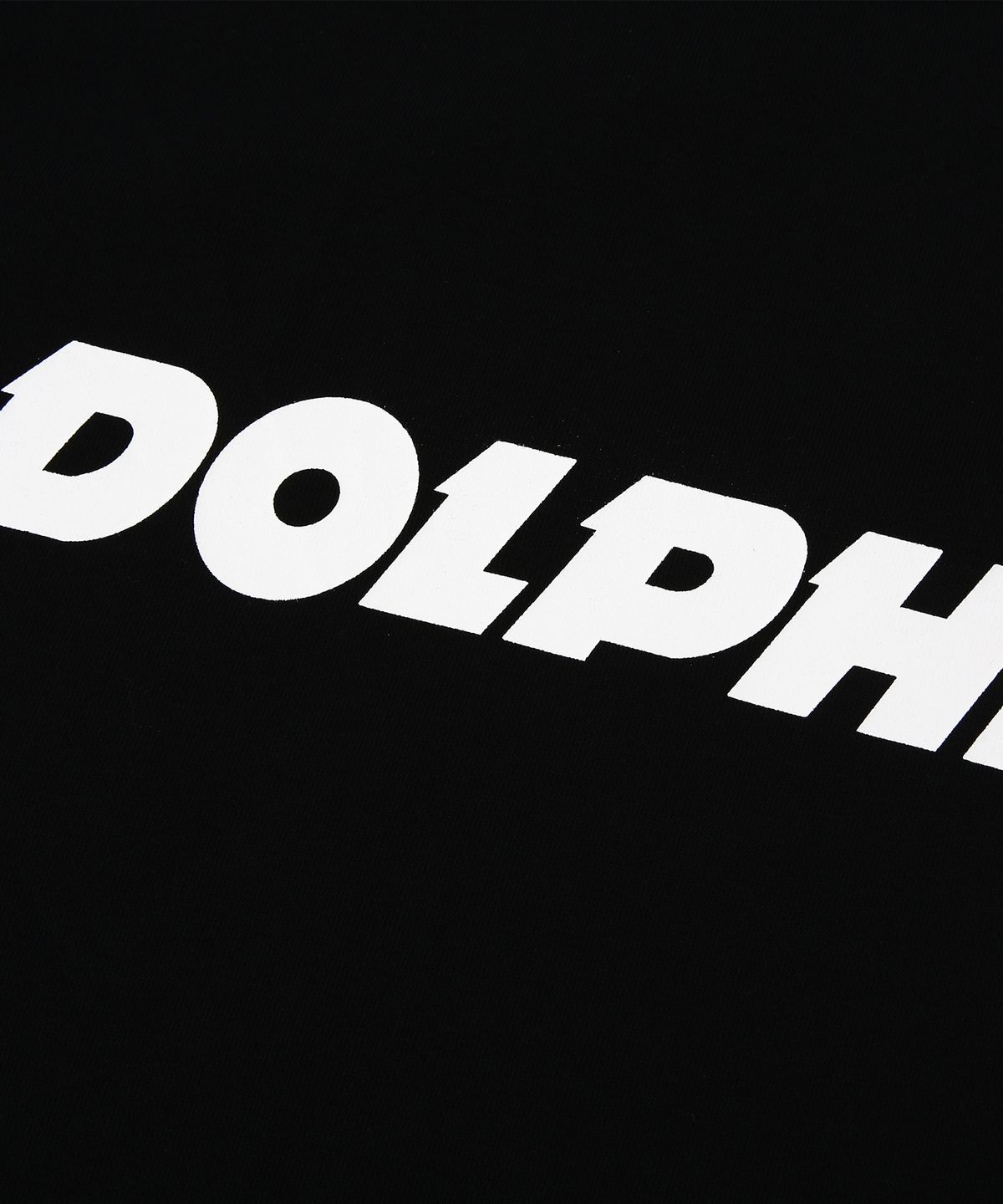 돌핀웨이브어패럴(DOLPHIN WAVE APPAREL) 돌핀 어센틱 로고 맨투맨 블랙