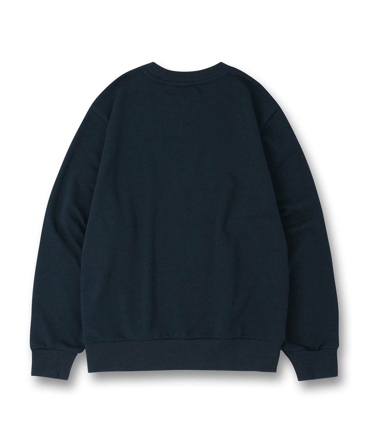 돌핀웨이브어패럴(DOLPHIN WAVE APPAREL) 돌핀 어센틱 로고 맨투맨 네이비
