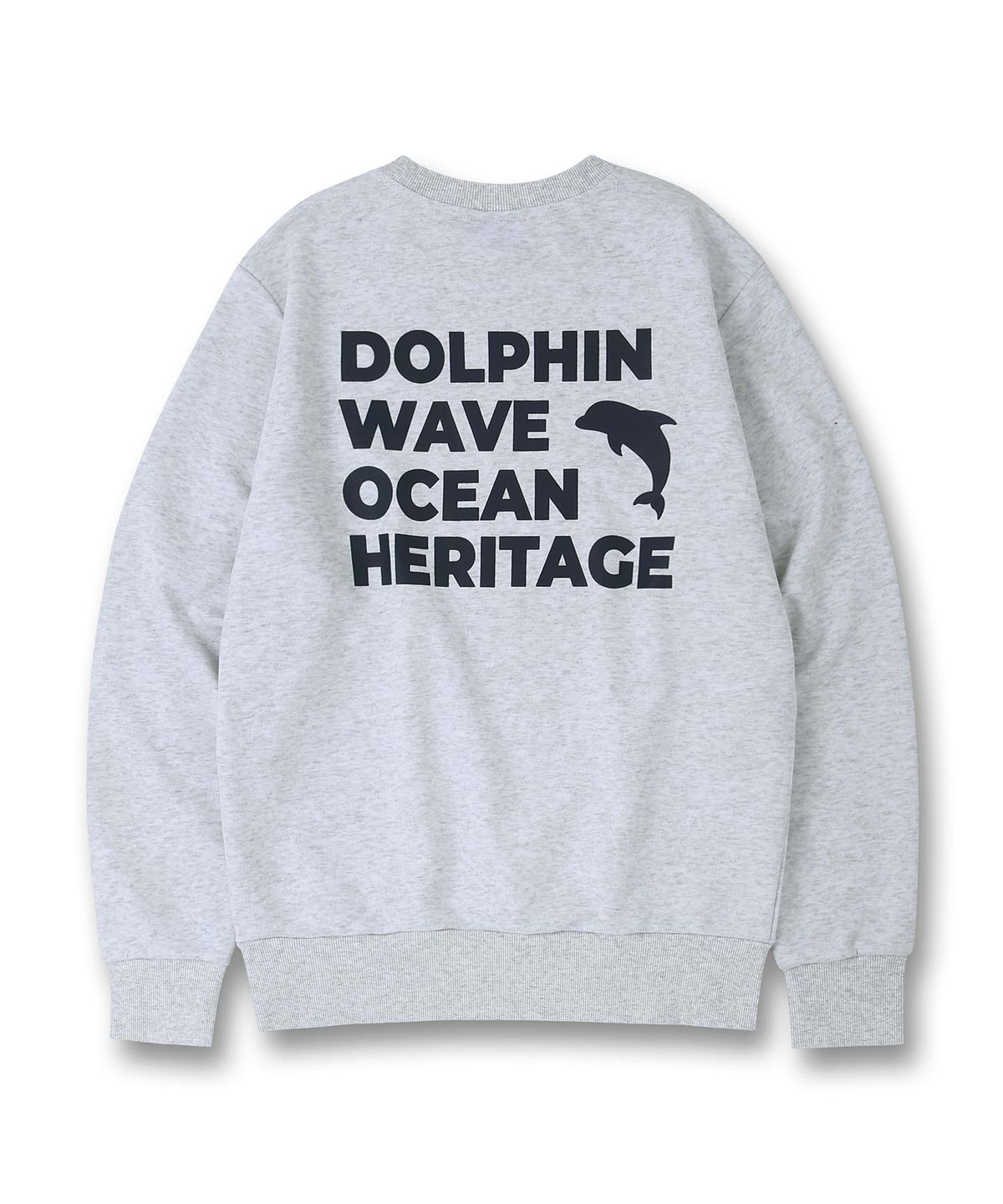 돌핀웨이브어패럴(DOLPHIN WAVE APPAREL) 돌핀 오션 헤리티지 맨투맨 쿨그레이