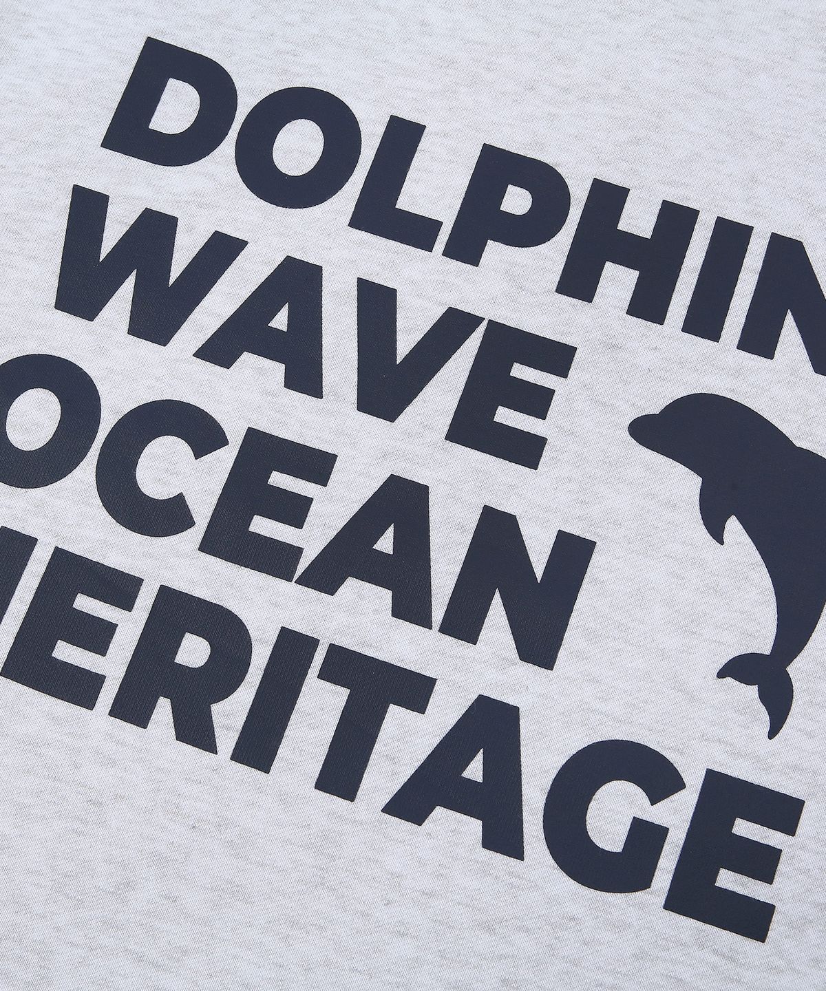 돌핀웨이브어패럴(DOLPHIN WAVE APPAREL) 돌핀 오션 헤리티지 맨투맨 쿨그레이