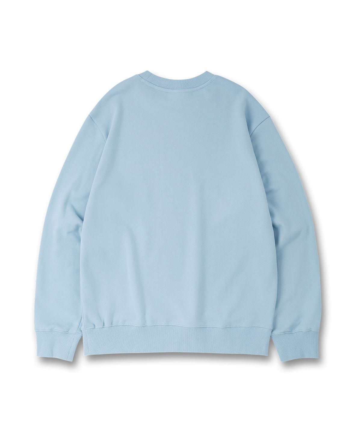 돌핀웨이브어패럴(DOLPHIN WAVE APPAREL) 돌고래 와펜 맨투맨 라이트블루
