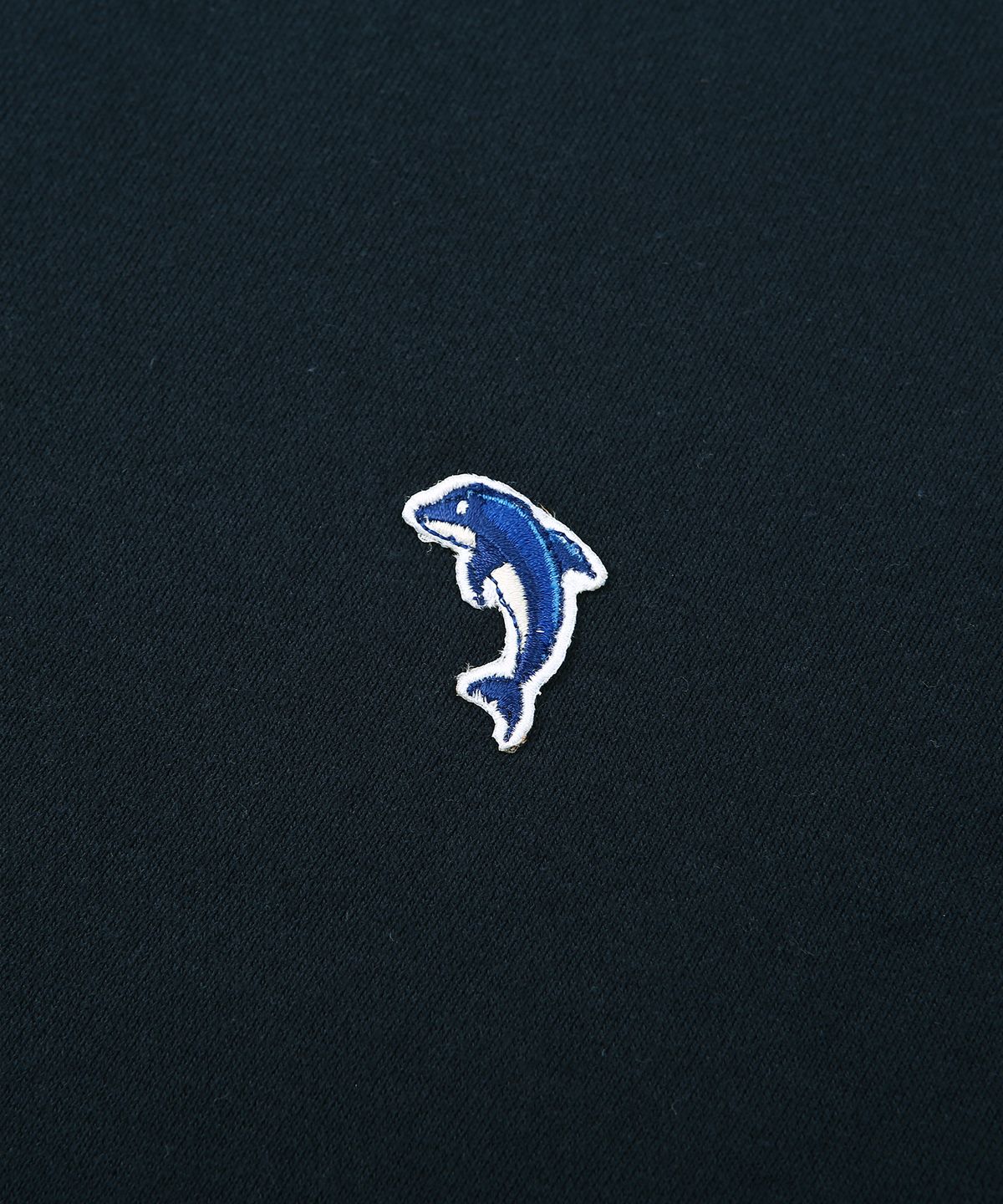 돌핀웨이브어패럴(DOLPHIN WAVE APPAREL) 돌고래 와펜 맨투맨 네이비