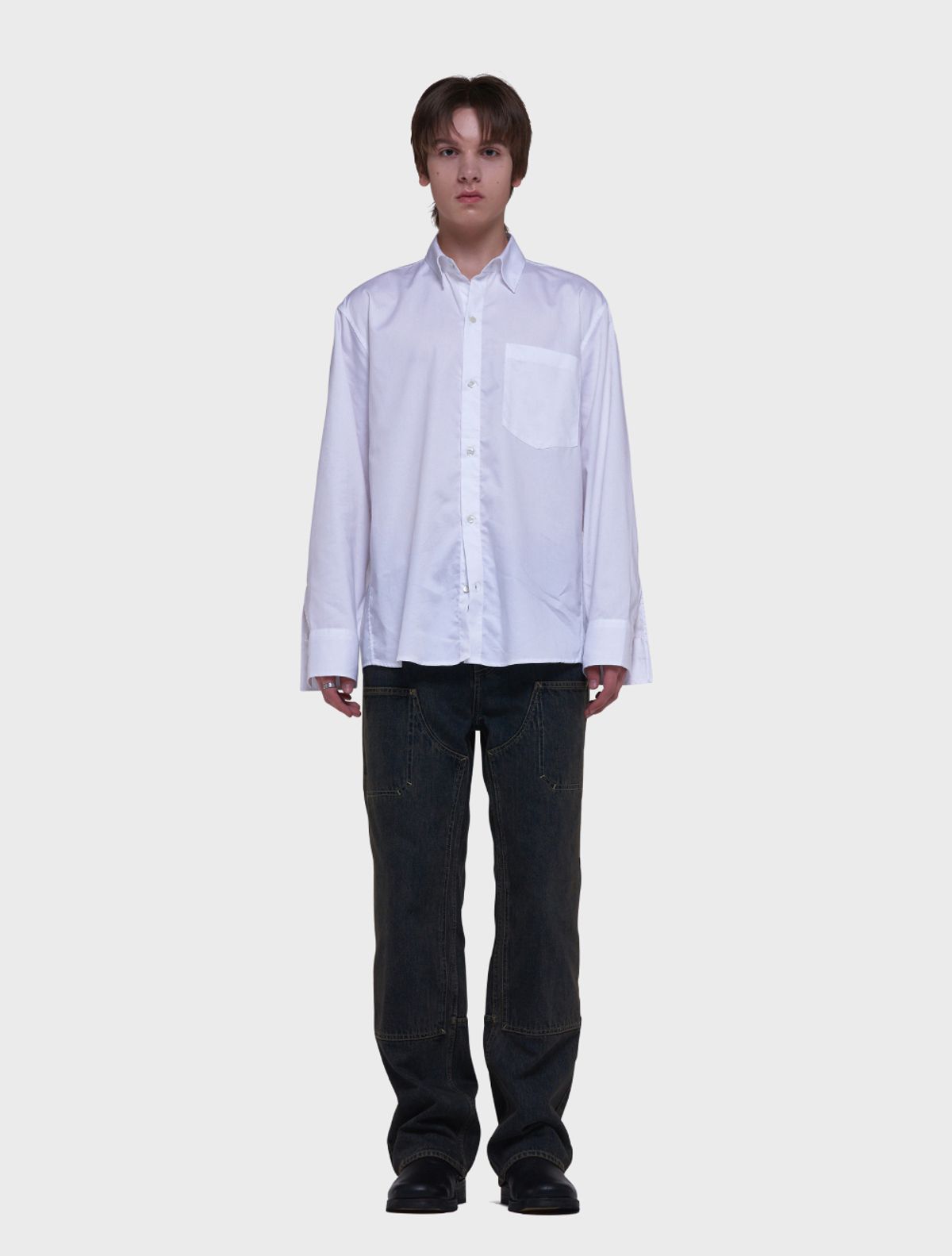 데호(DEHO) DRIVER SHIRTS [White]