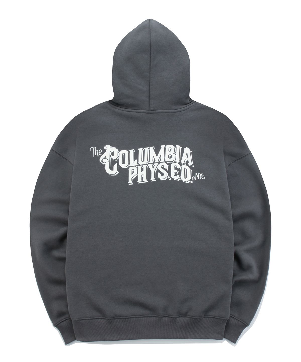 컬럼비아 유니버시티(COLUMBIA UNIVERSITY) CU PHYS.ED. LOGO FLEECE HOODY 차콜