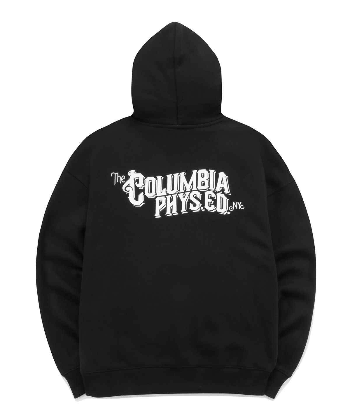 컬럼비아 유니버시티(COLUMBIA UNIVERSITY) CU PHYS.ED. LOGO FLEECE HOODY 블랙