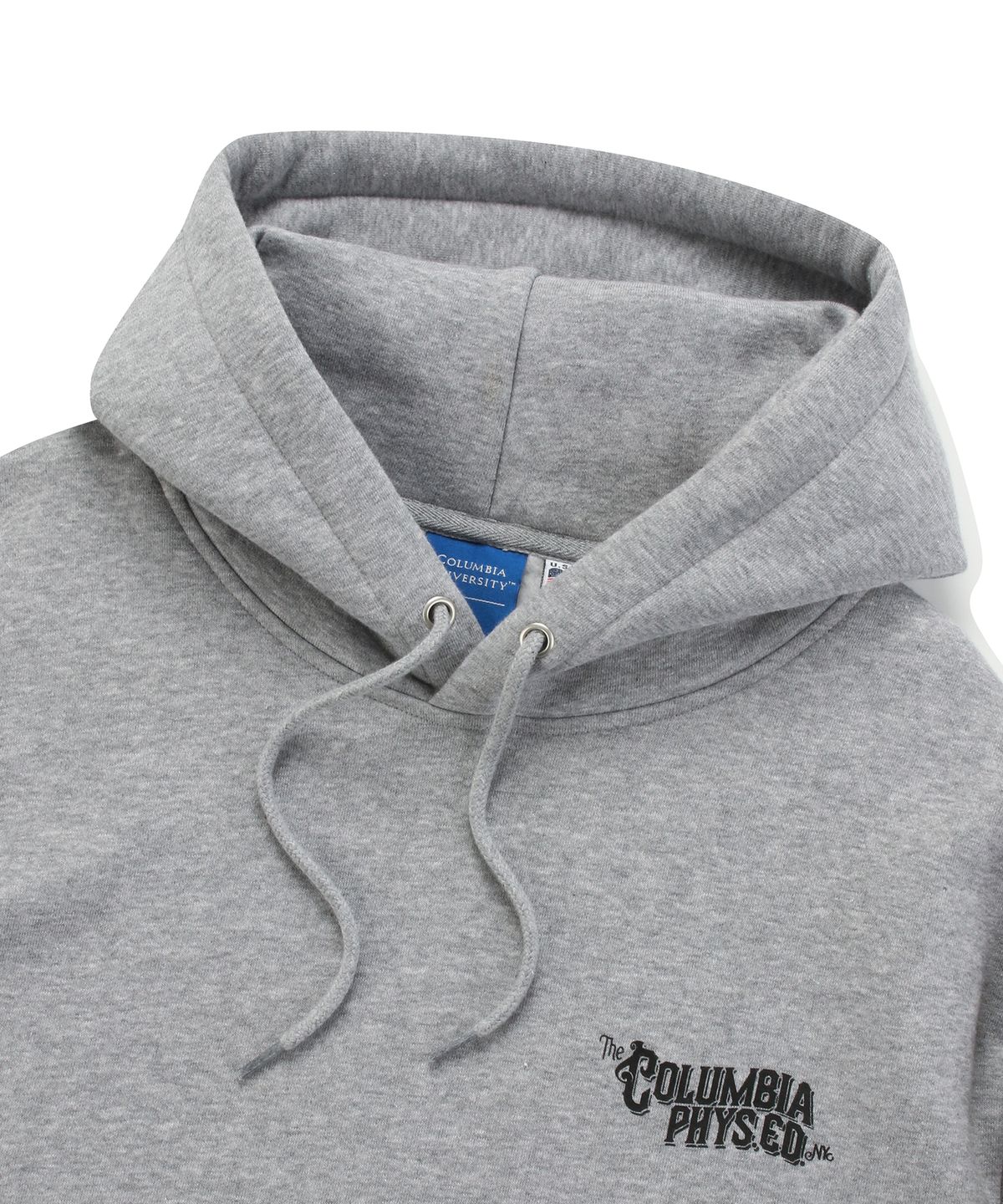 컬럼비아 유니버시티(COLUMBIA UNIVERSITY) CU PHYS.ED. LOGO FLEECE HOODY M그레이