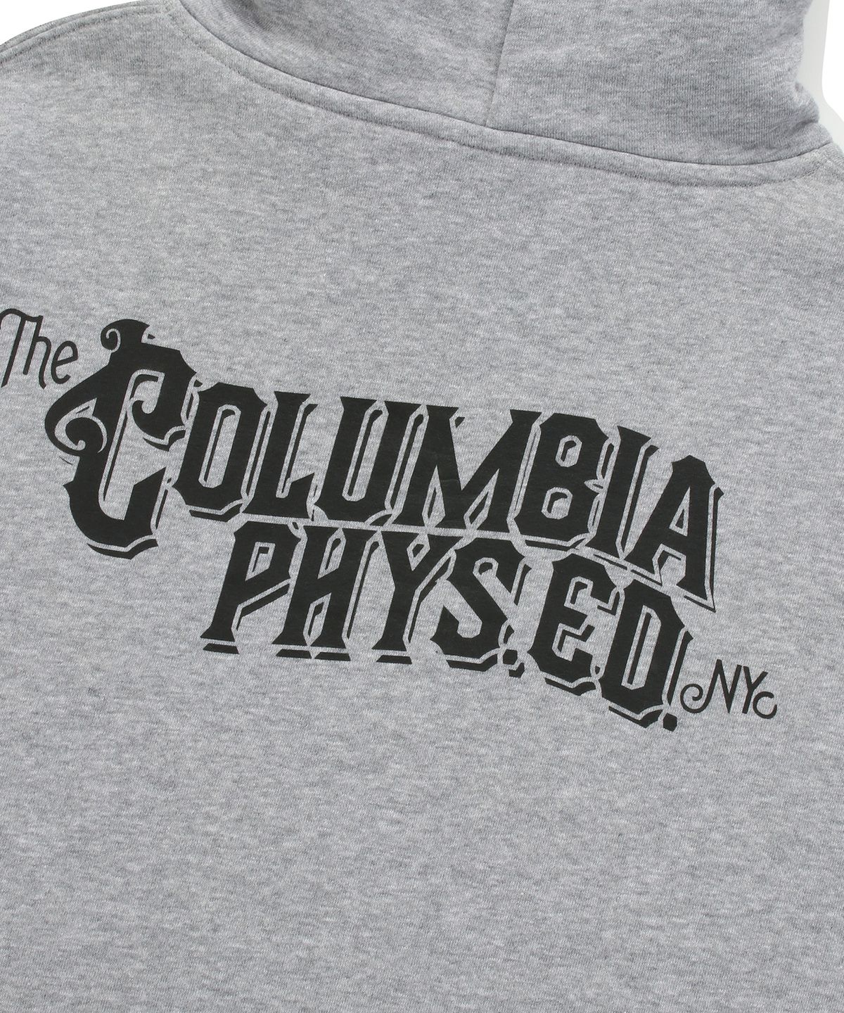 컬럼비아 유니버시티(COLUMBIA UNIVERSITY) CU PHYS.ED. LOGO FLEECE HOODY M그레이