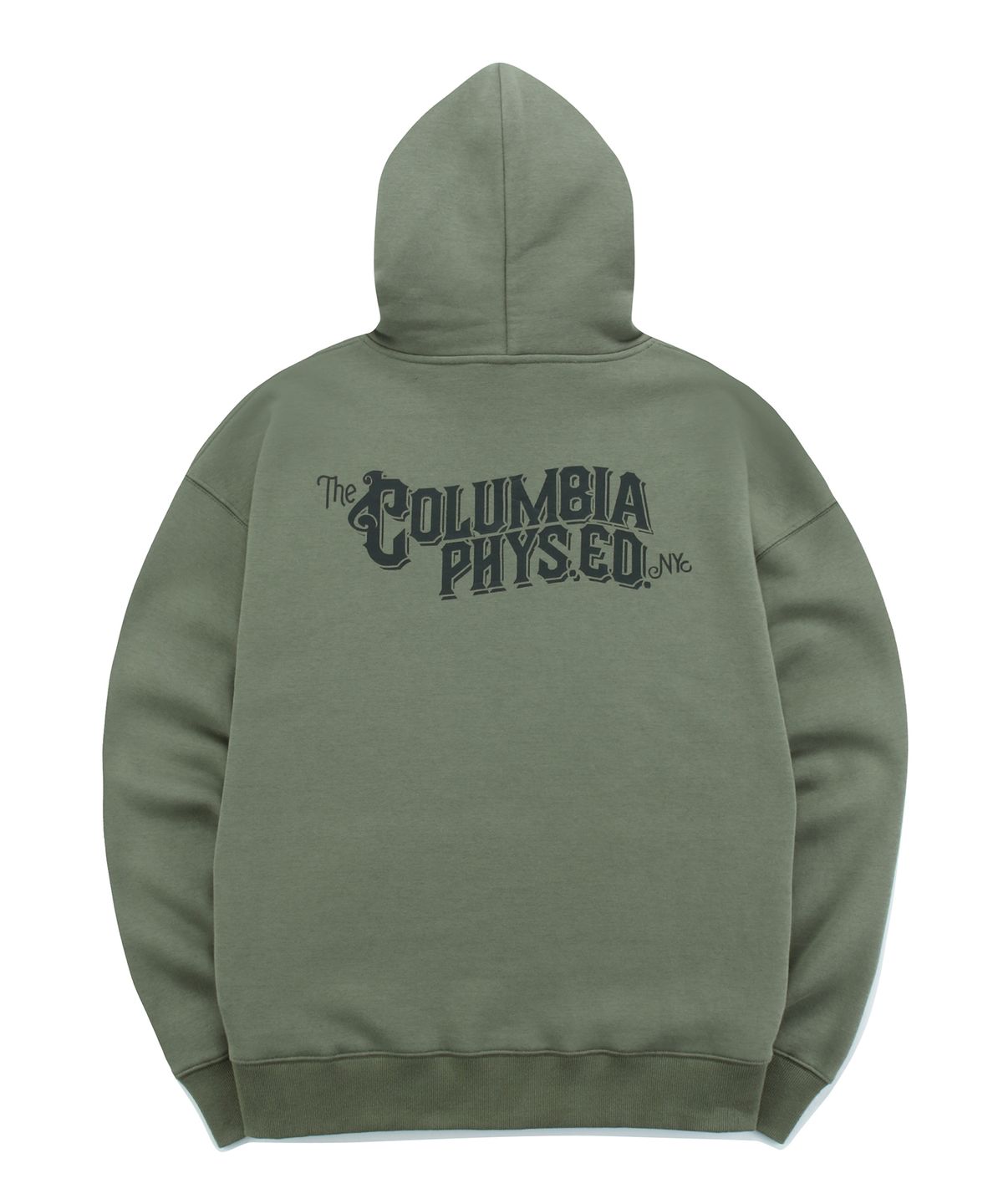 컬럼비아 유니버시티(COLUMBIA UNIVERSITY) CU PHYS.ED. LOGO FLEECE HOODY 카키