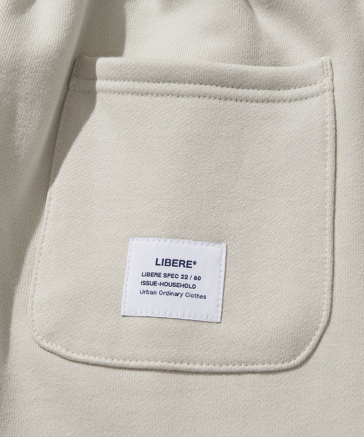 리베레(LIBERE) CHIMAYO SWEATPANTS / LIGHT GRAY