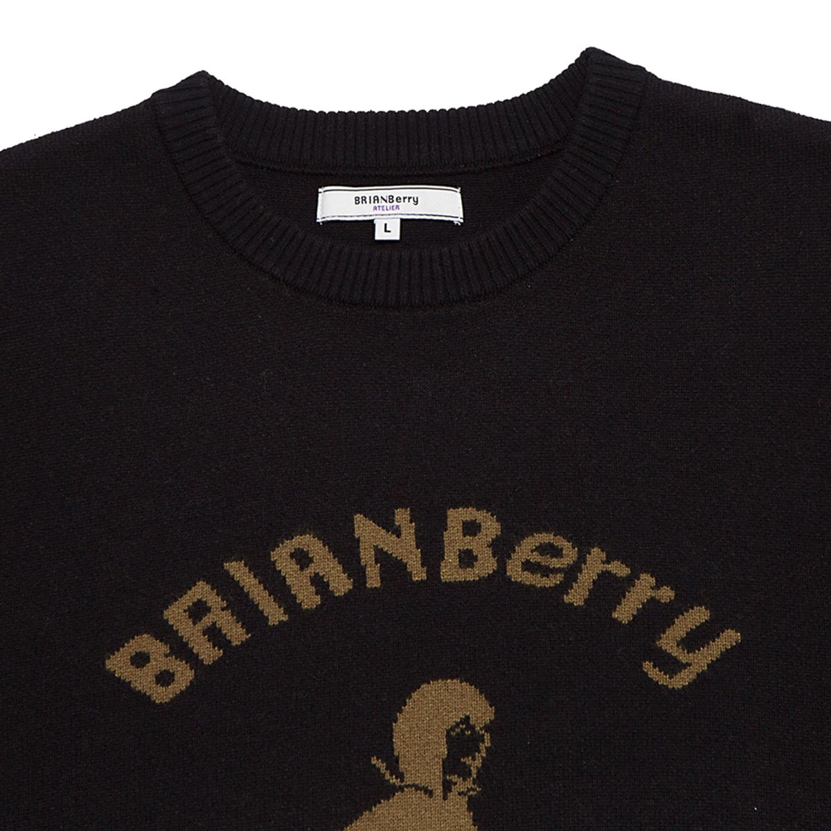 브라이언베리(BRIAN BERRY) GAD BERRYMAN SWEATER_BLACK