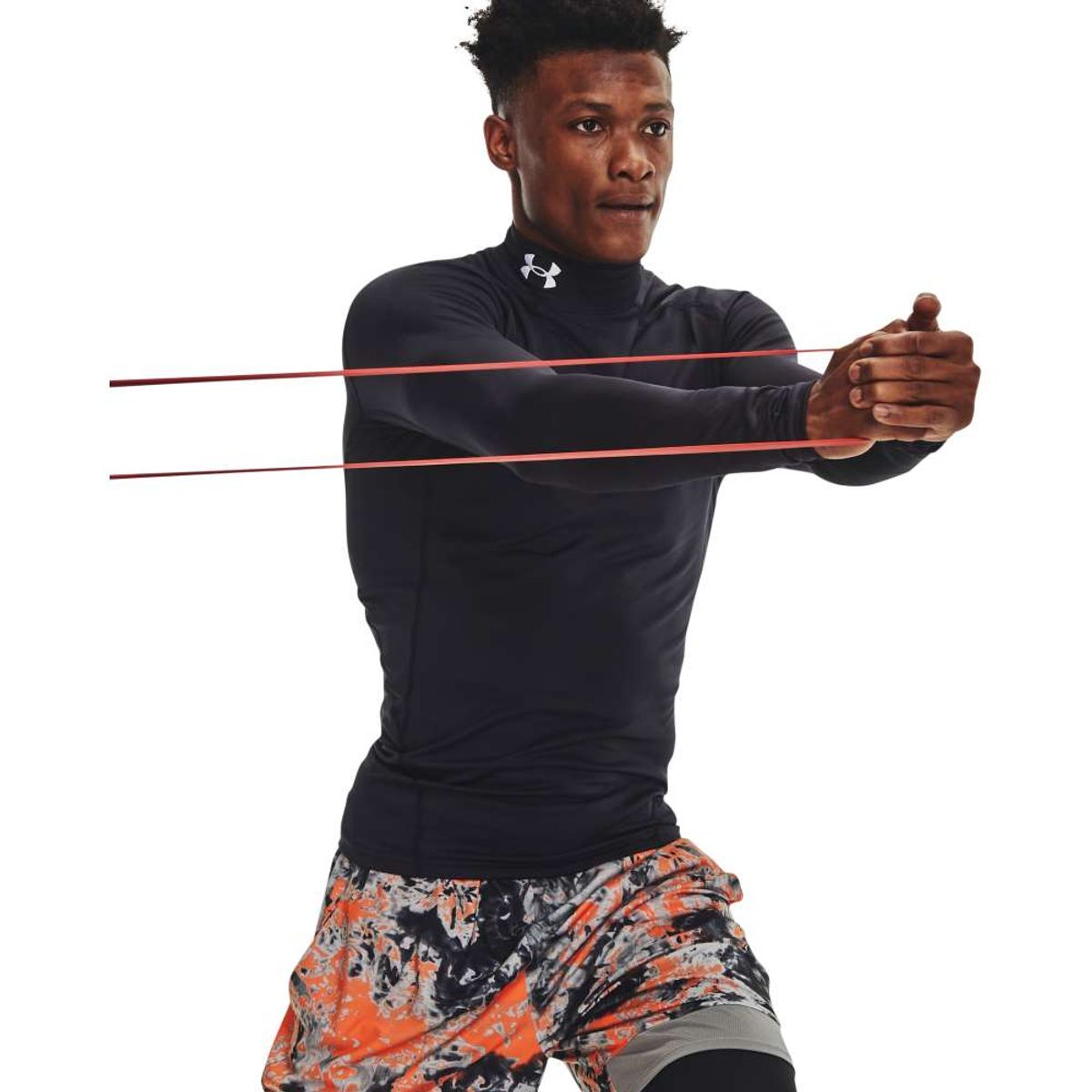 언더아머(UNDERARMOUR) 콜드기어 아머 컴프 모크넥 1366072-001