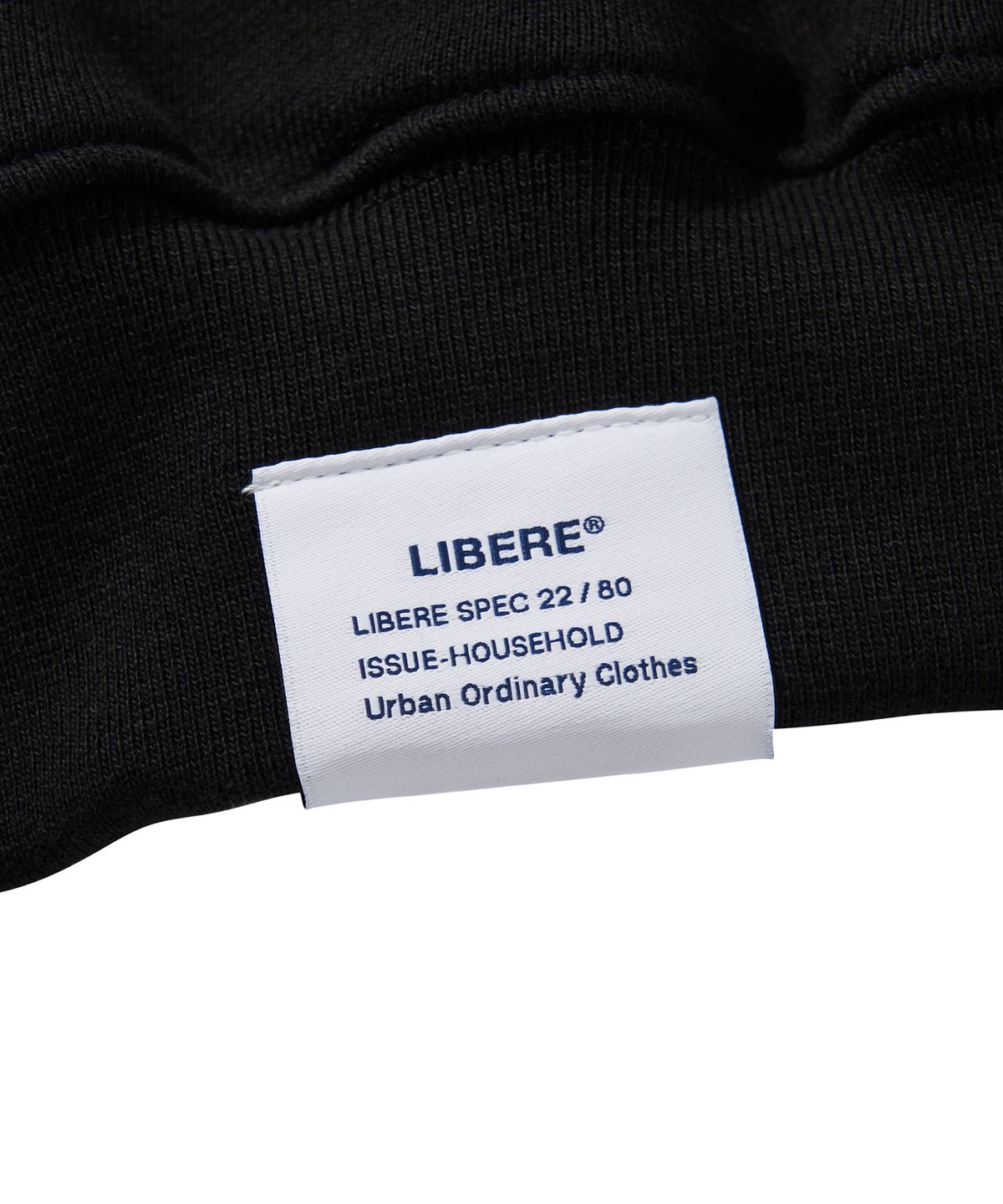 리베레(LIBERE) LOGO SWEATSHIRT / BLACK