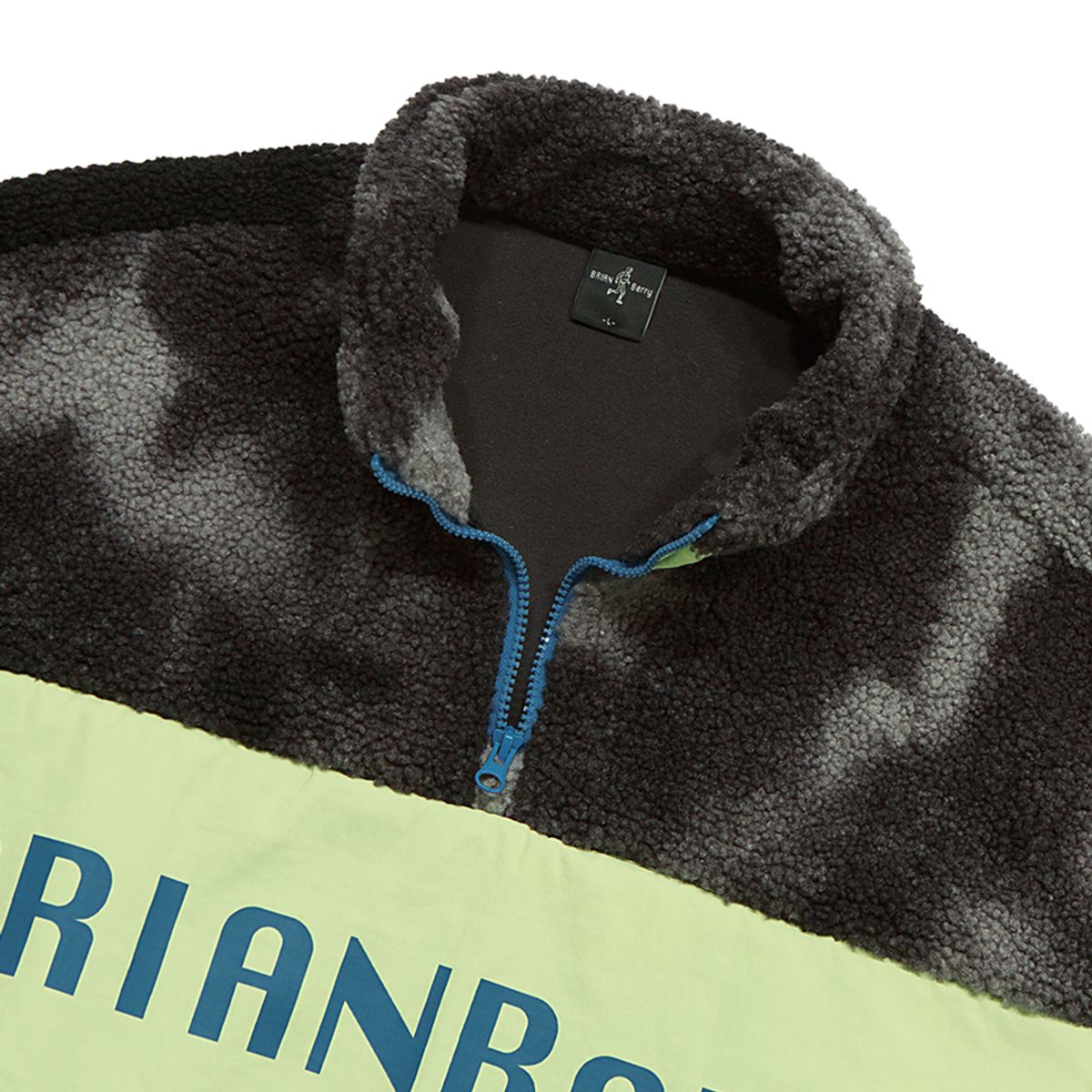브라이언베리(BRIAN BERRY) ZERAH FLEECE ZIP-UP_BLACK