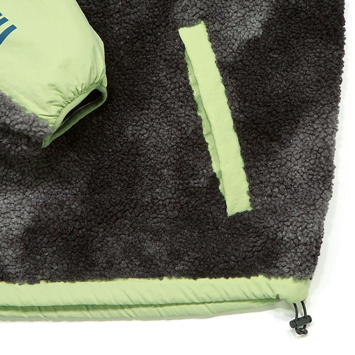 브라이언베리(BRIAN BERRY) ZERAH FLEECE ZIP-UP_BLACK