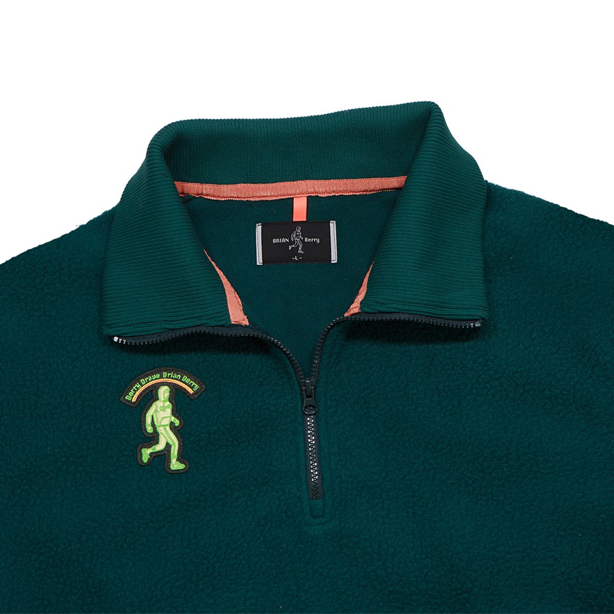 브라이언베리(BRIAN BERRY) ZALMON FLEECE TEE_D/GREEN
